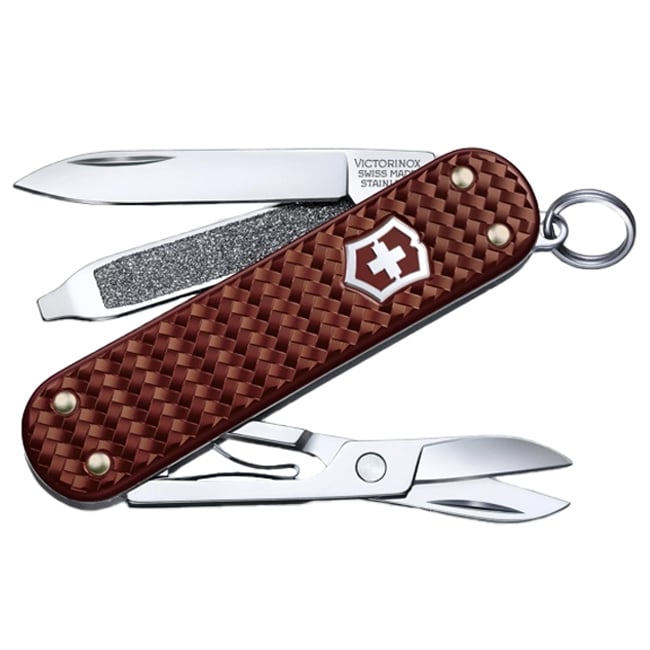 Victorinox Classic Precious Alox Monitoimityökalu - Hazel Brown