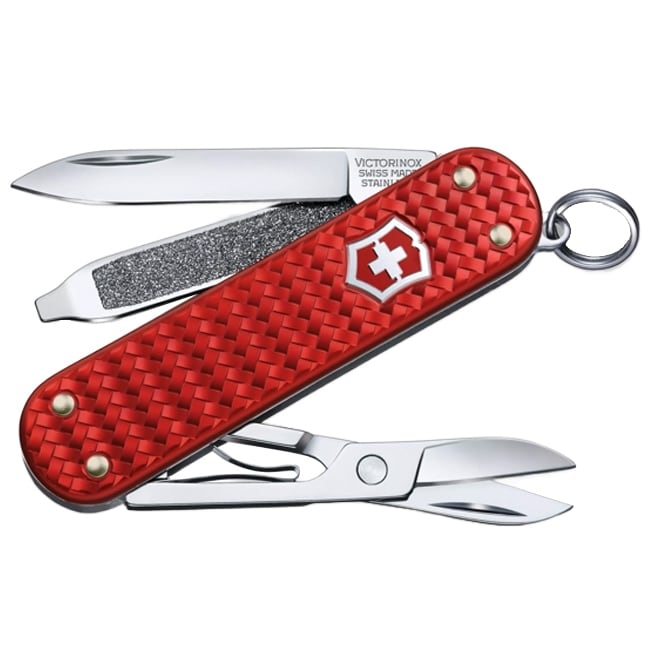 Victorinox Classic Precious Alox Linkkuveitsi - Iconic Red