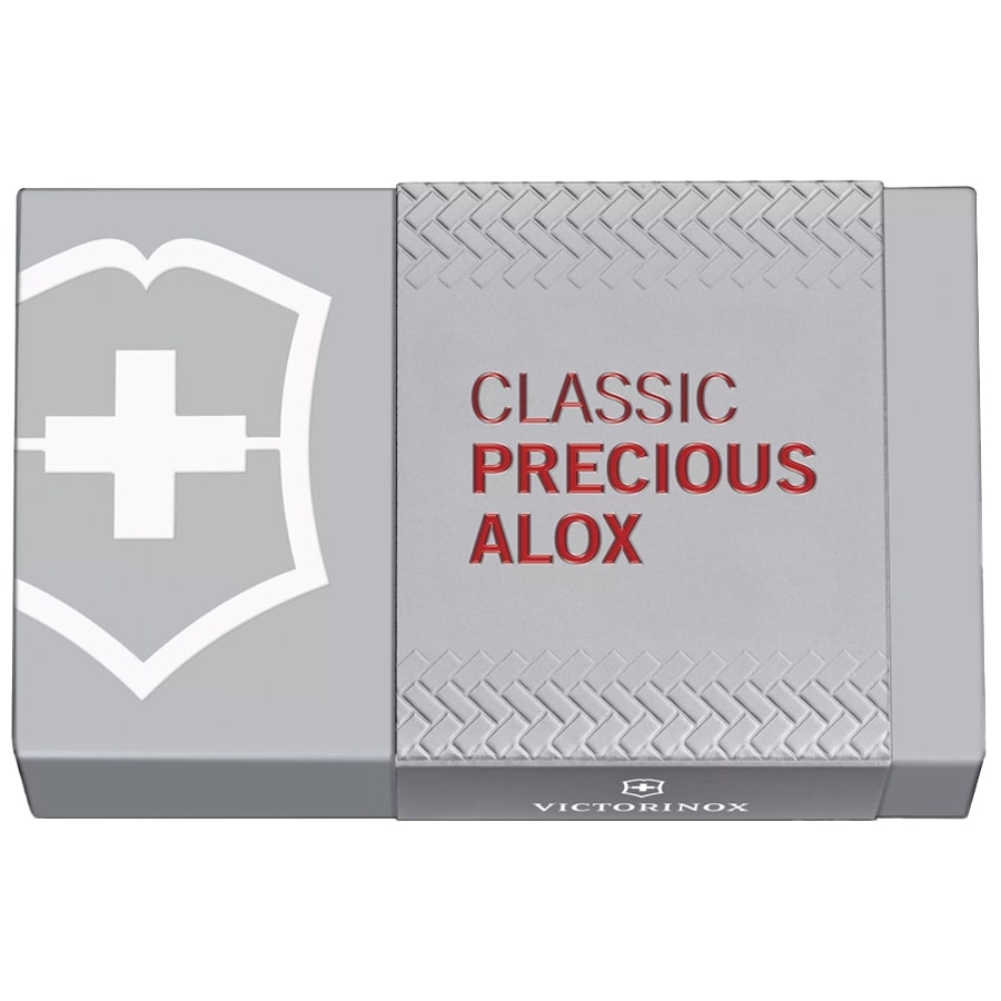 Victorinox Classic Precious Alox Linkkuveitsi - Iconic Red