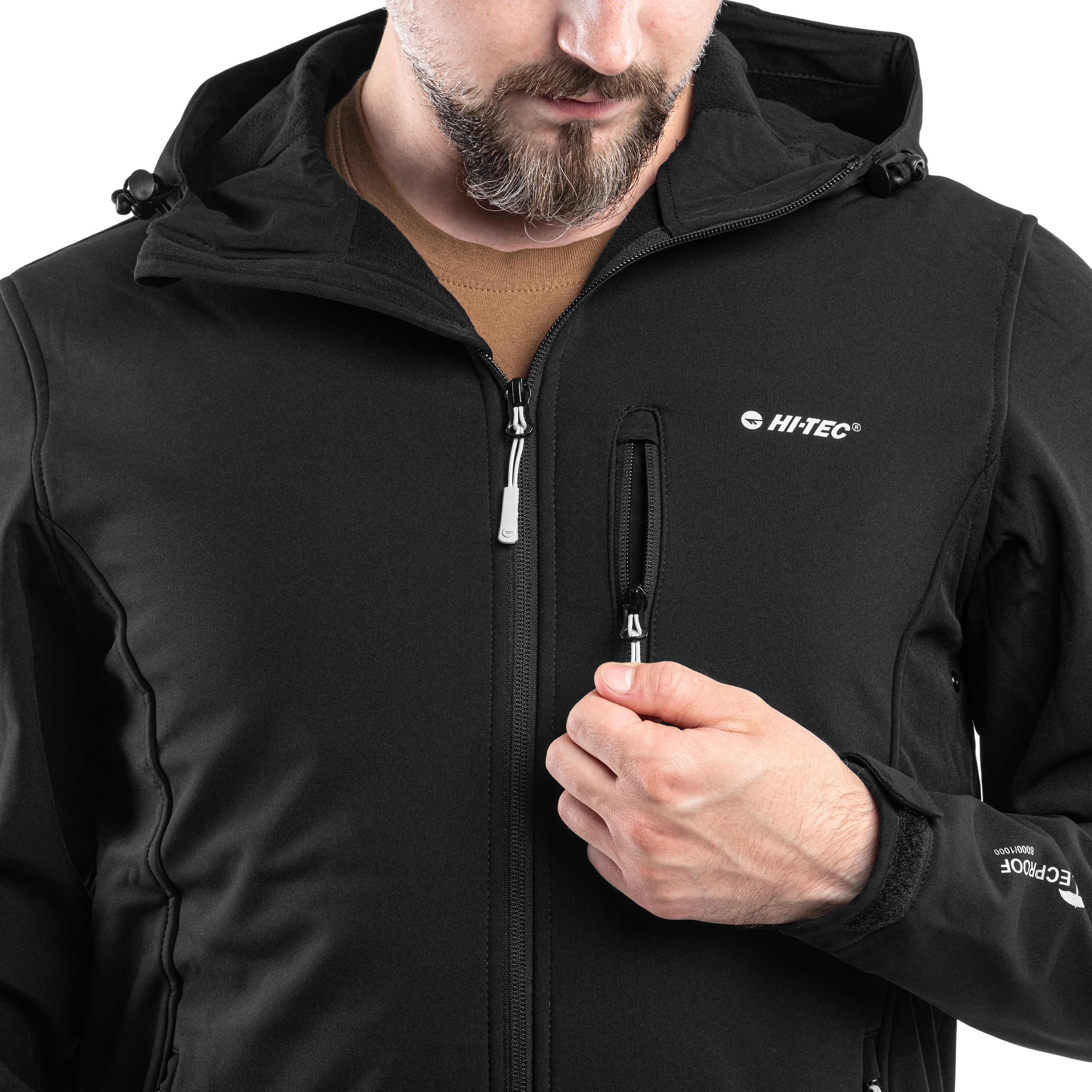 Hi-Tec Softshell Caen Takki - Black