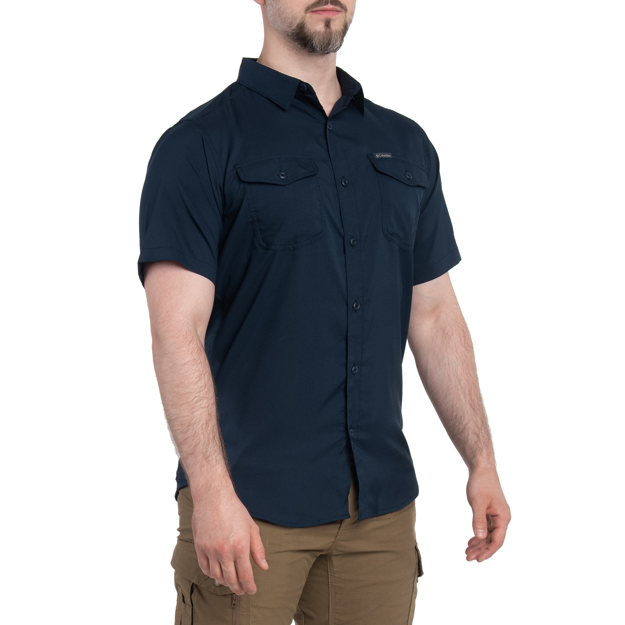 Columbia Utilizer II Solid Short Sleeve -paidan - Collegiate Navy