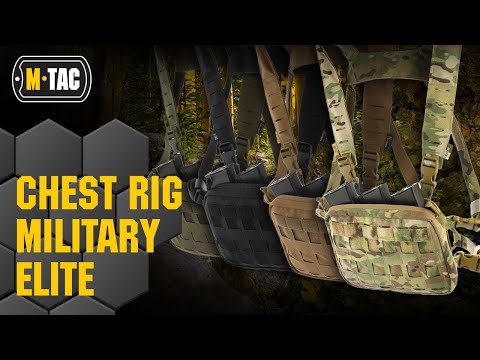 M-Tac Military Elite Chest Rig -liivi - Black