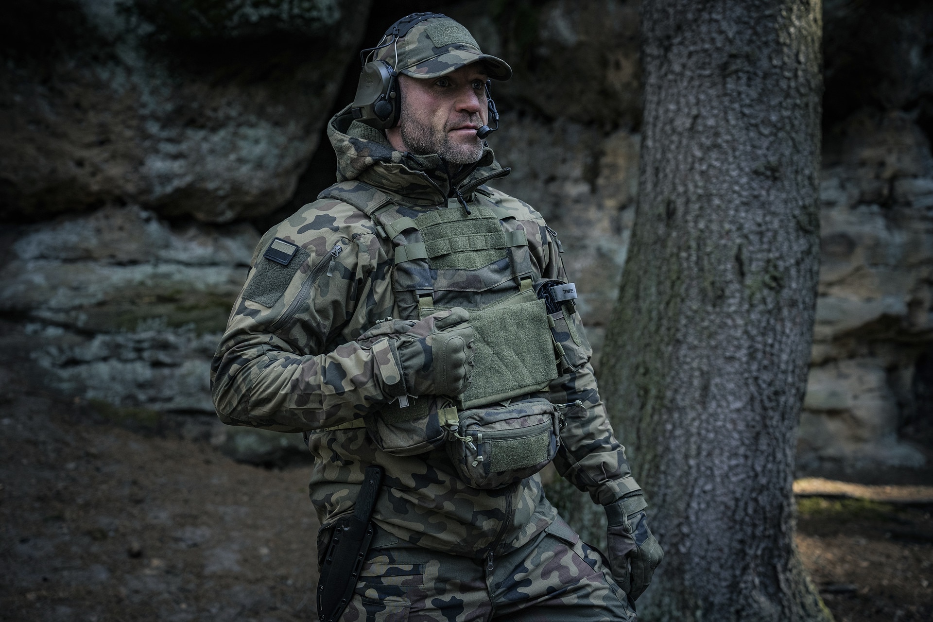 Helikon-Tex Trooper StormStretch Softshell MK2 Takki - wz.93 Pantera PL Woodland