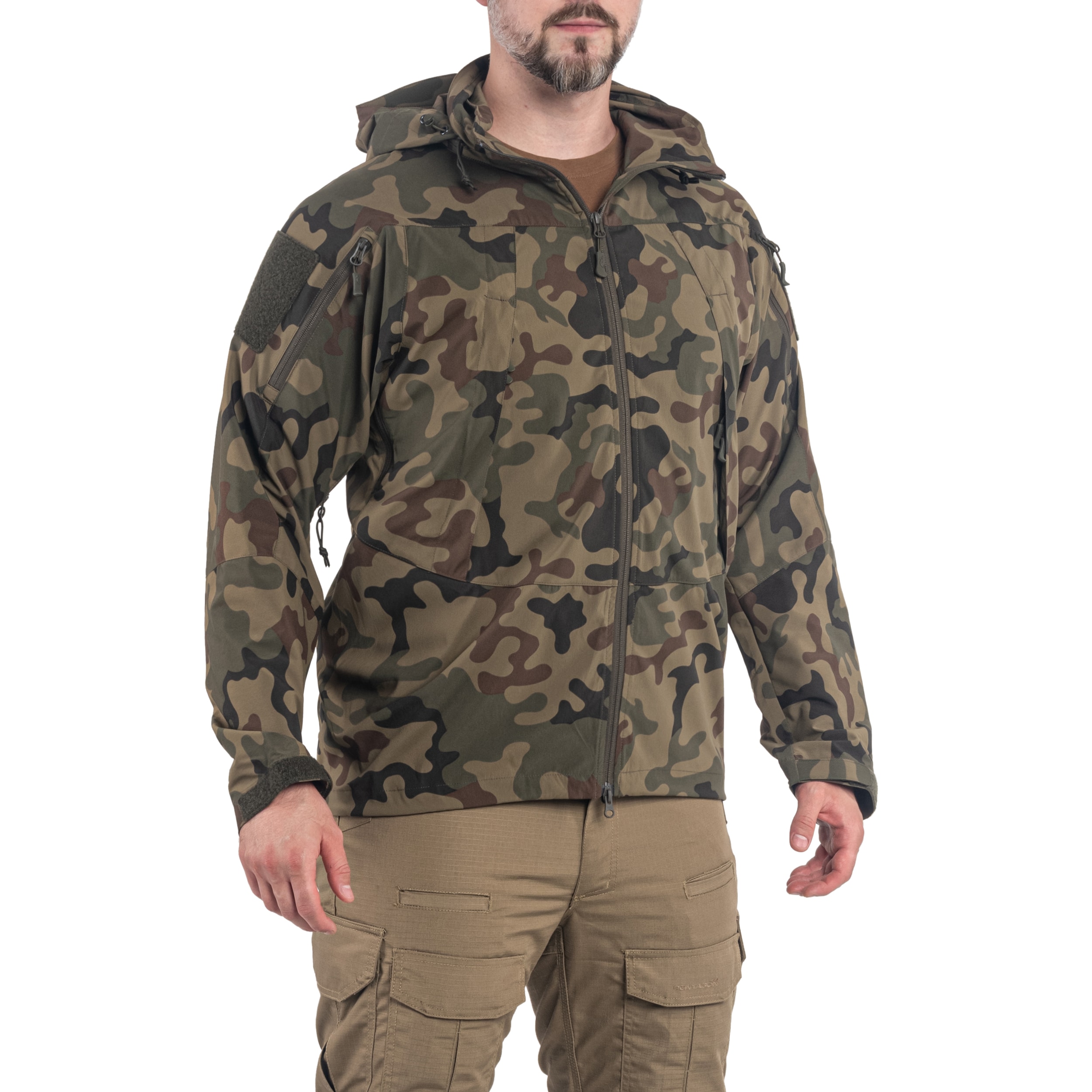 Helikon-Tex Trooper StormStretch Softshell MK2 Takki - wz.93 Pantera PL Woodland