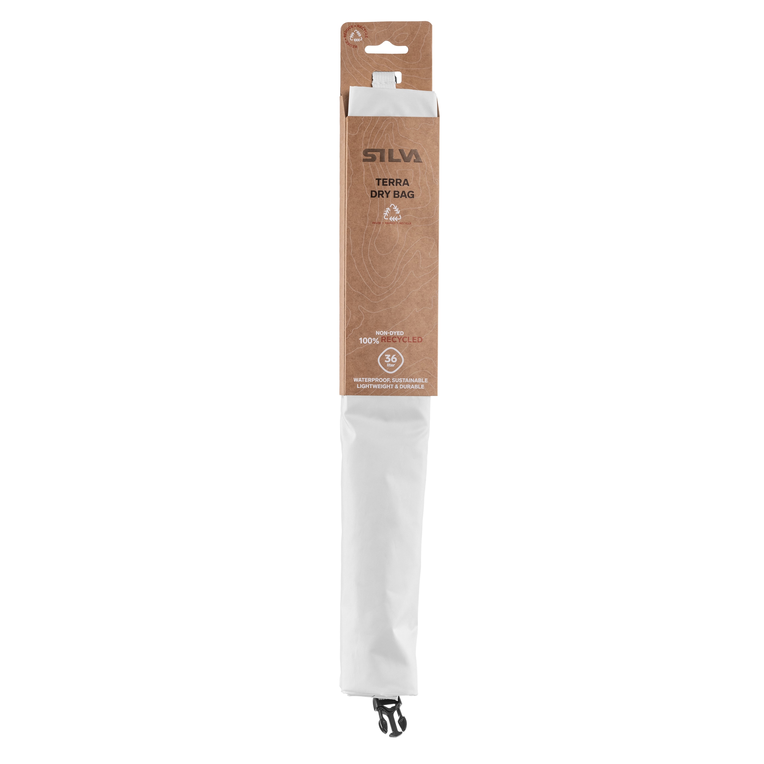 Silva Terra Dry Bag vedenpitävä säkki 36 l - White/Blue
