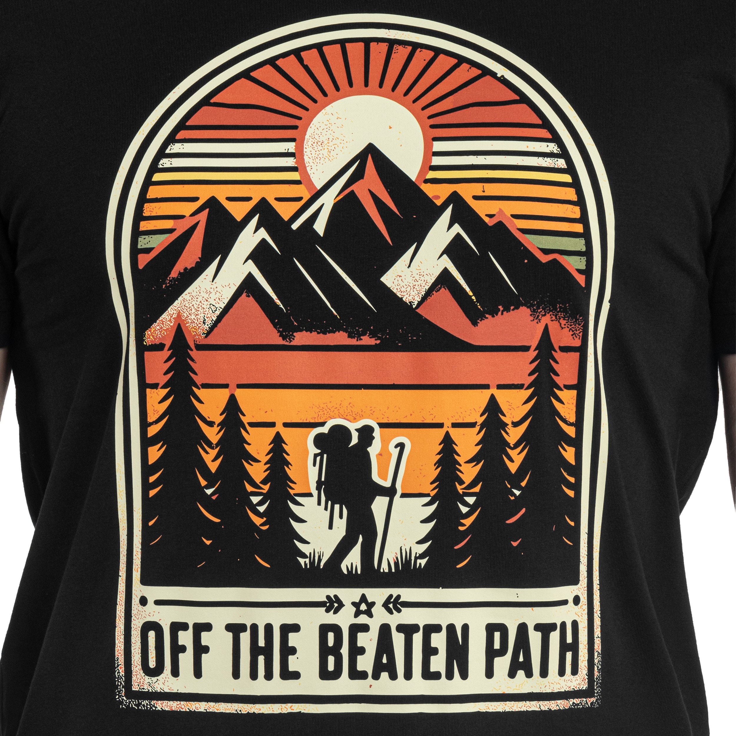 Voyovnik Off The Beaten Path T-paita - Black