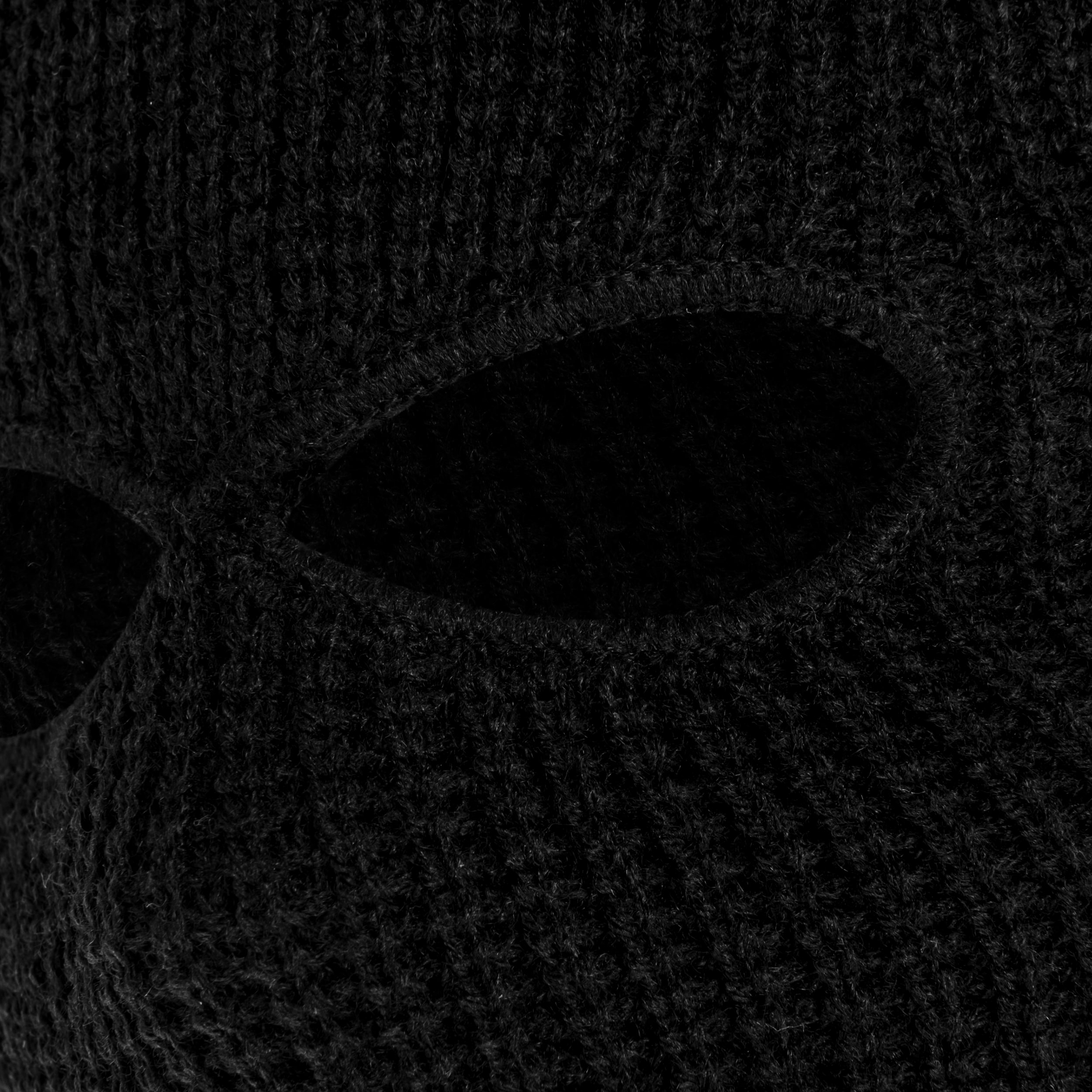 Mil-Tec Talvibalaclava 3 Aukolla - Black