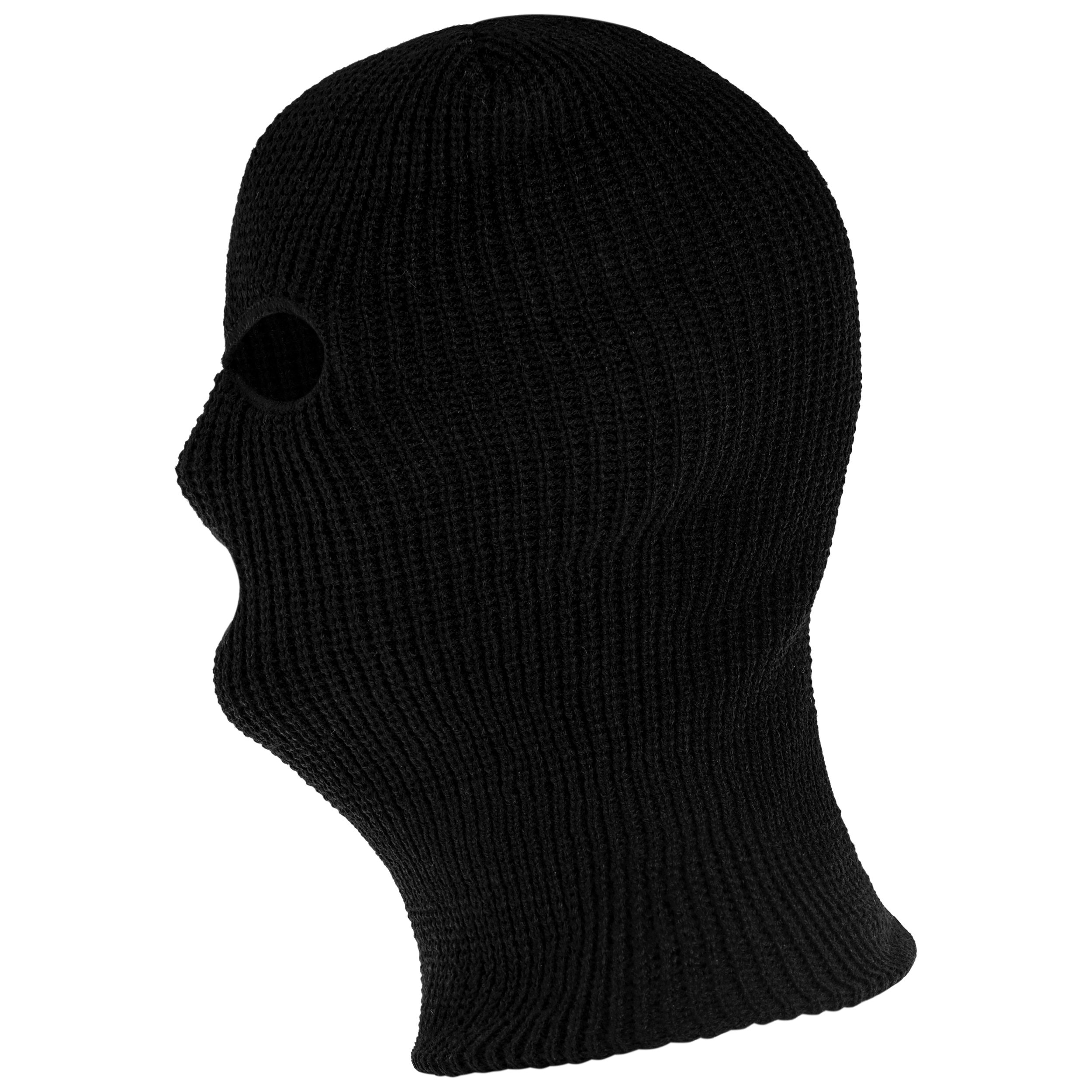 Mil-Tec Talvibalaclava 3 Aukolla - Black