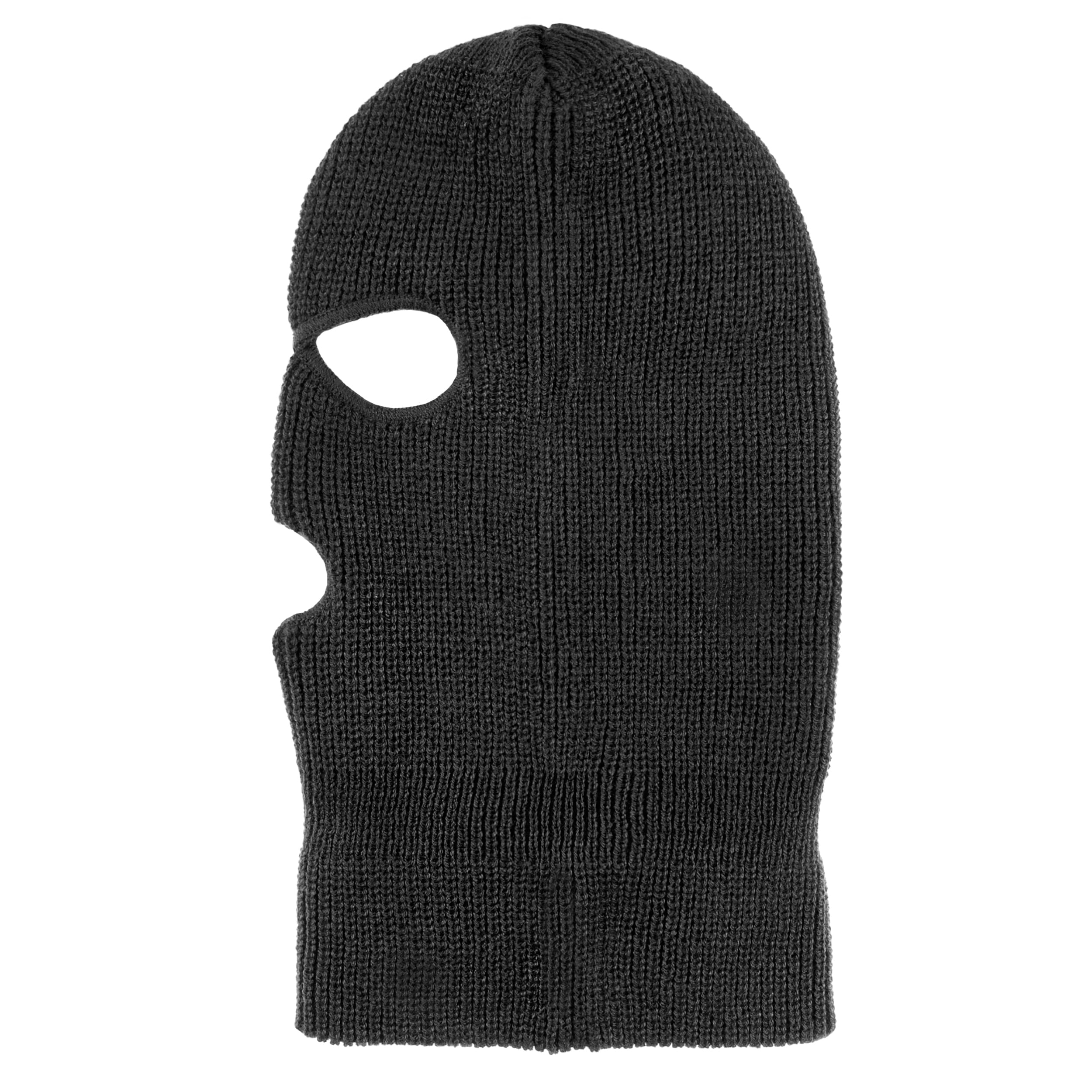 Mil-Tec Talvibalaclava 3 Aukolla - Black