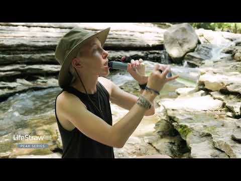 LifeStraw Peak Solo Vedenpuhdistussuodatin - Blue Raspberry