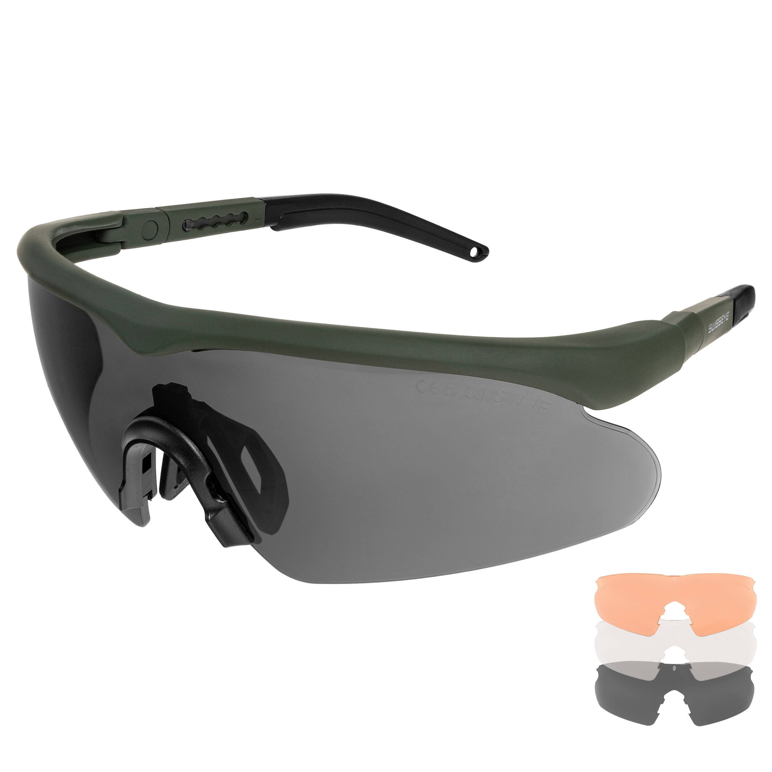 Swiss Eye Raptor Pro Taktiset Silmälasit - Olive