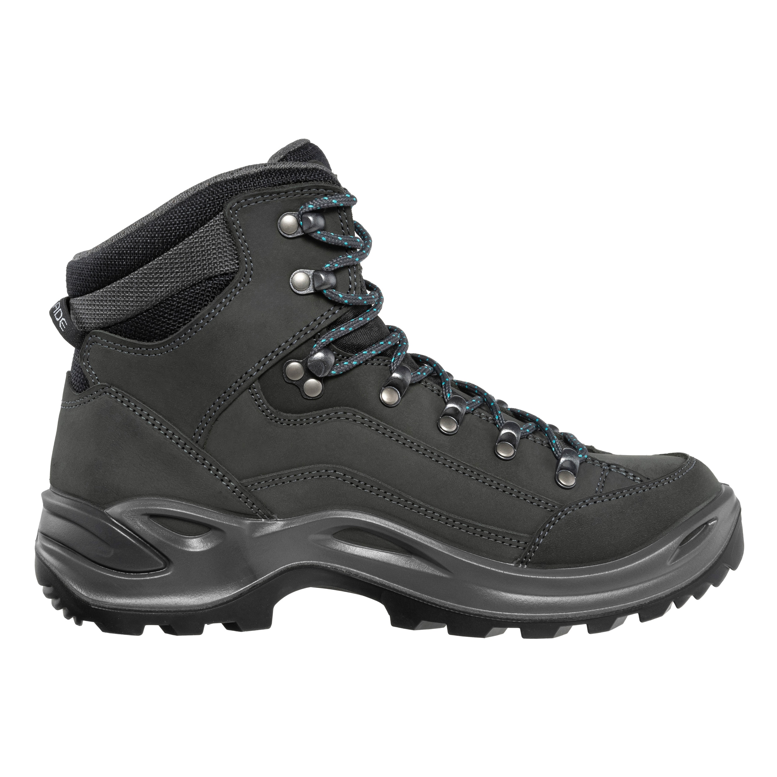 Lowa Renegade GTX MID Naisten Kengät - Asphalt/Turquoise