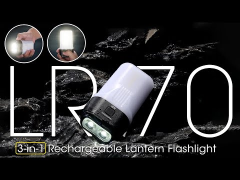 Nitecore LR70 3-in-1 Lamppu powerbank-toiminnolla 3000 lumenia