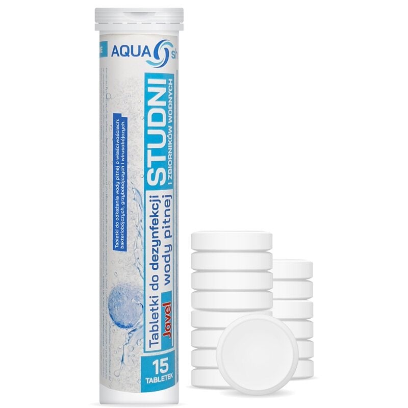 Aqua Shock Javel Tabletti kaivoveden puhdistukseen 15 kpl