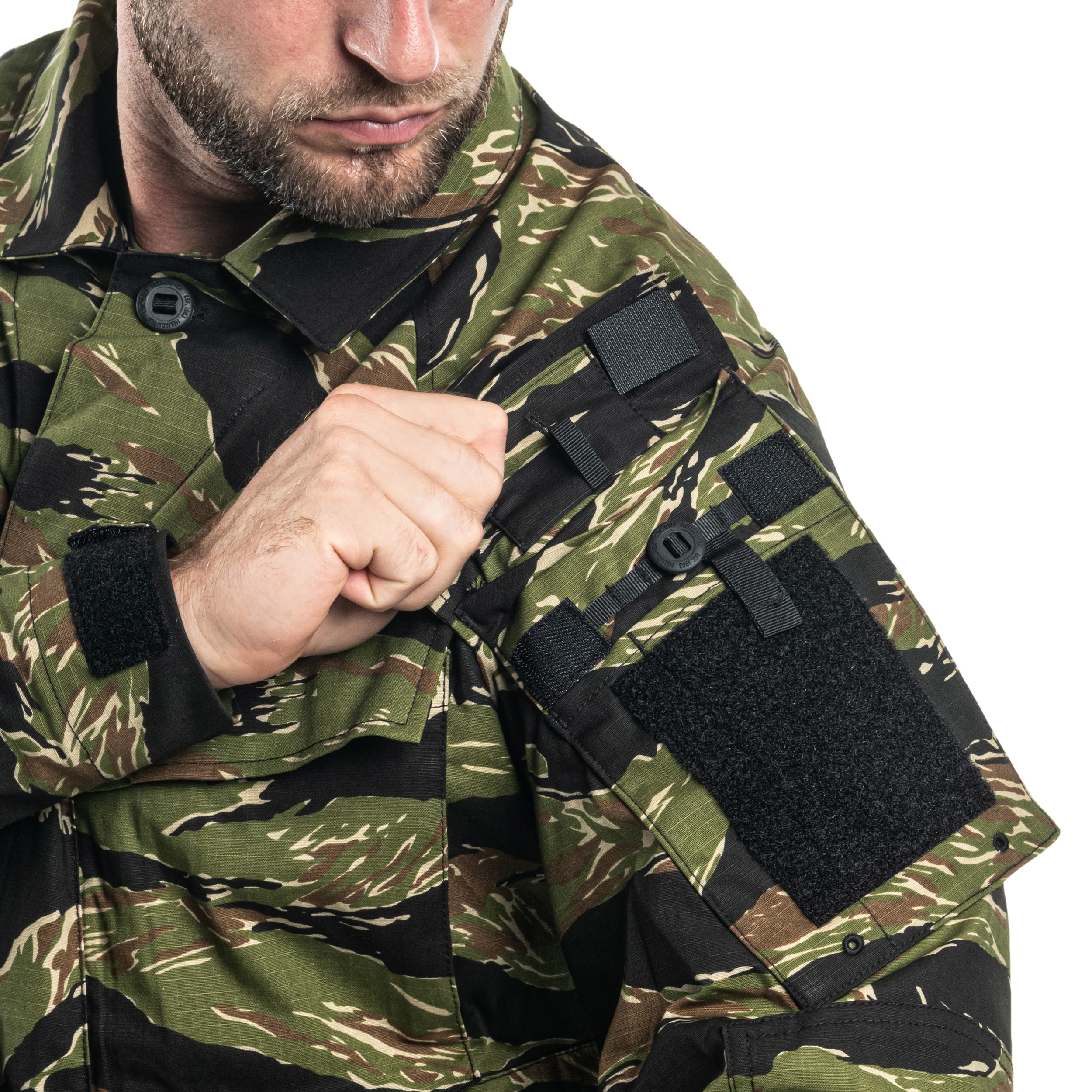 Helikon-Tex Raid Polycotton Stretch Rip-Stop -pusero - Tiger Stripe