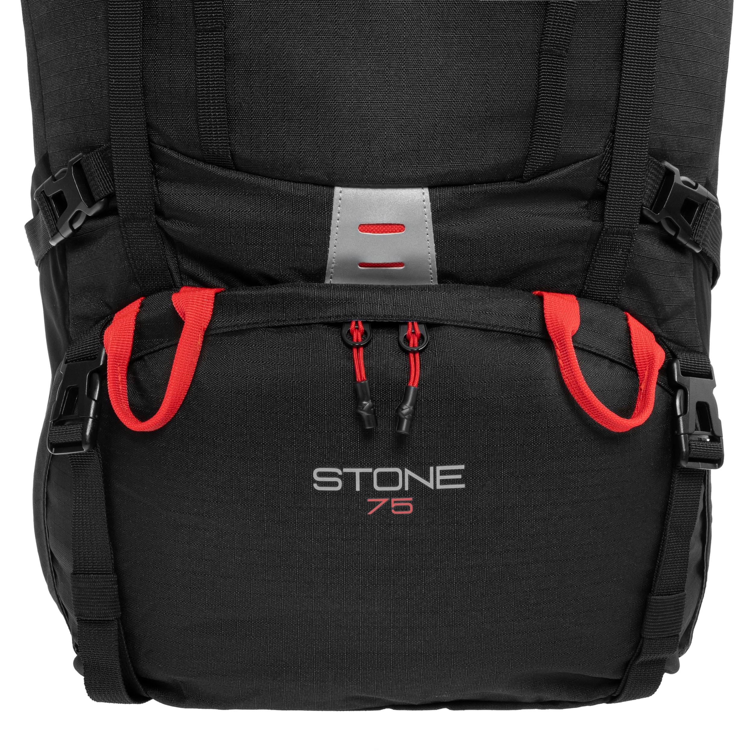 Hi-Tec Stone 75 l Reppu - Black/High Risk Red