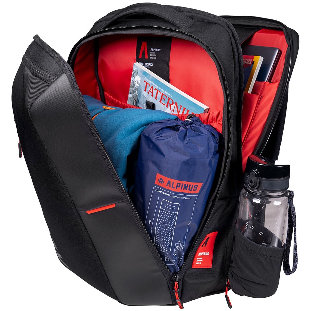 Alpinus Tijuca 30 l Reppu - Black