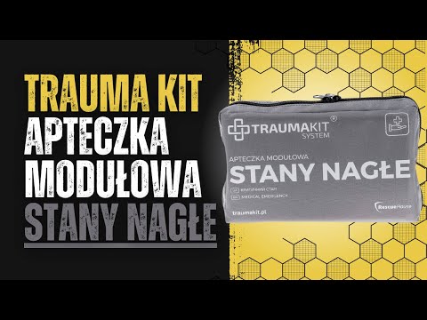 AedMax Trauma Kit S moduuliensiapupakkaus - Vihreä Stany Nagłe