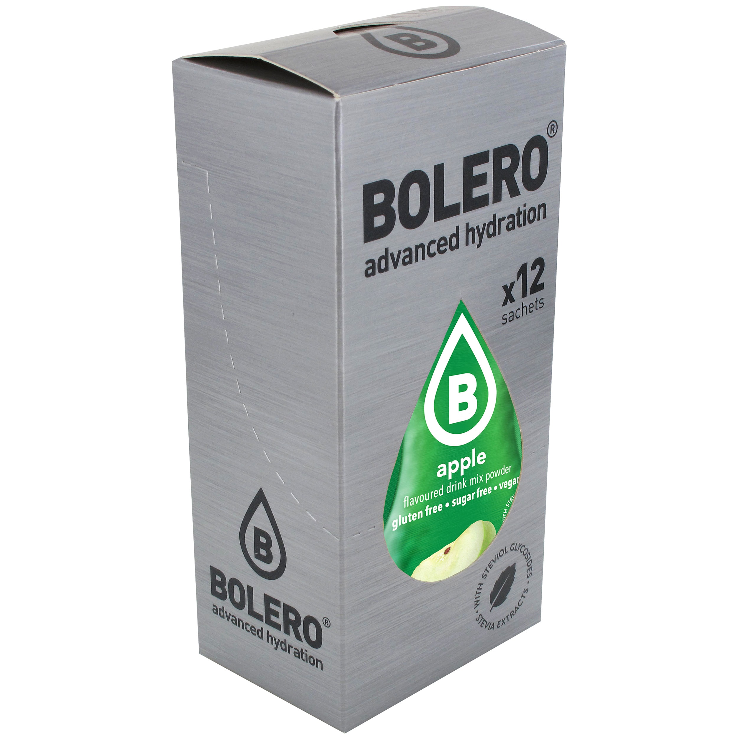 Bolero Apple Stevia -jauhejuoma 3 g - 12 kpl