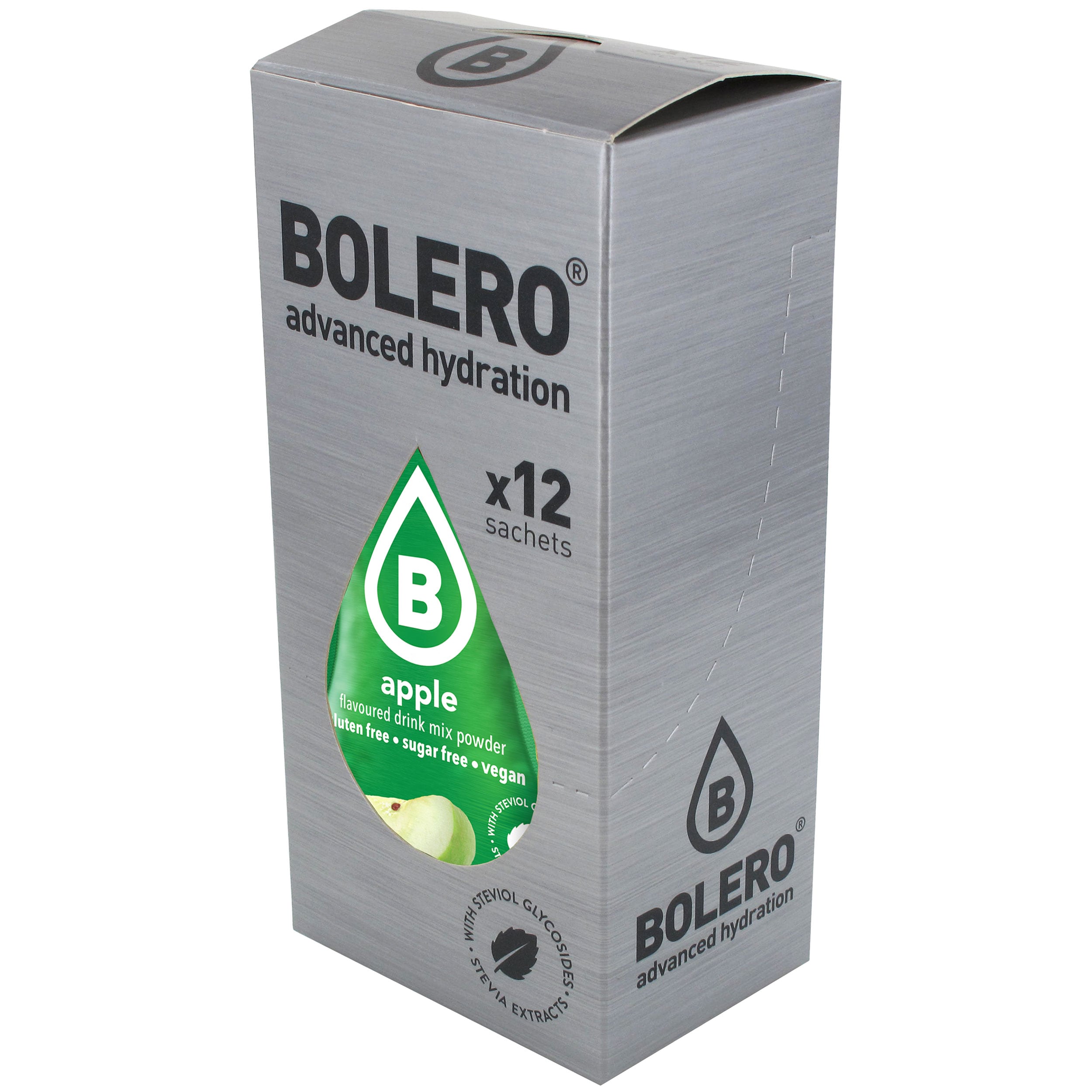 Bolero Apple Stevia -jauhejuoma 3 g - 12 kpl