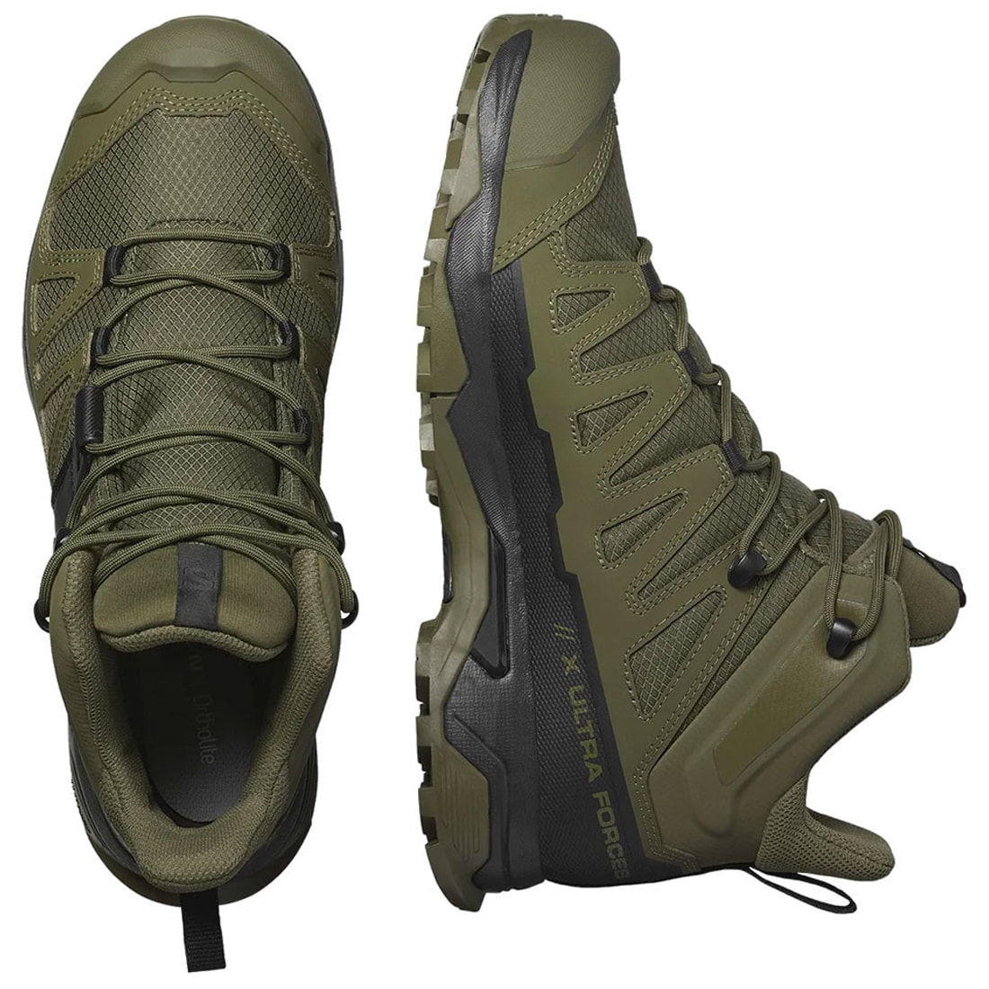 Salomon X Ultra Forces MID Kengät - Ranger Green