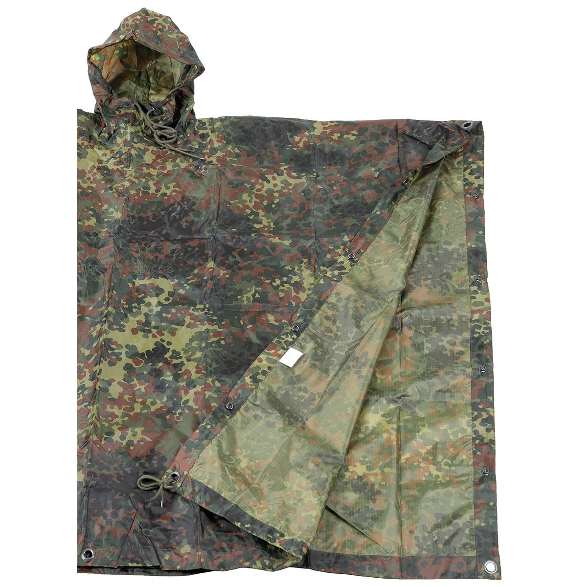 MFH RipStop Poncho - Flecktarn BW Camo