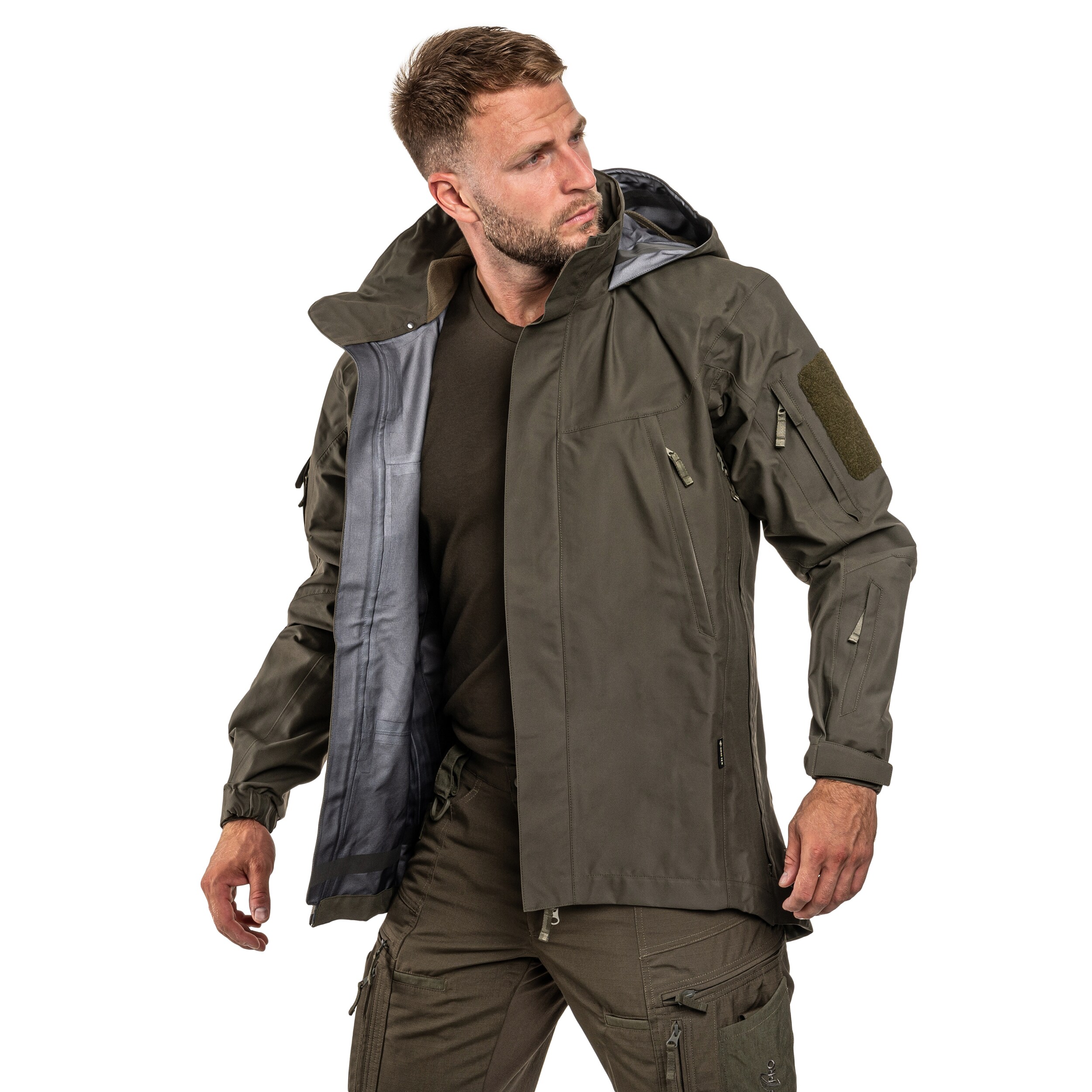 UF PRO Monsoon XT Gen.2 Tactical Rain Jacket takki - Brown Grey