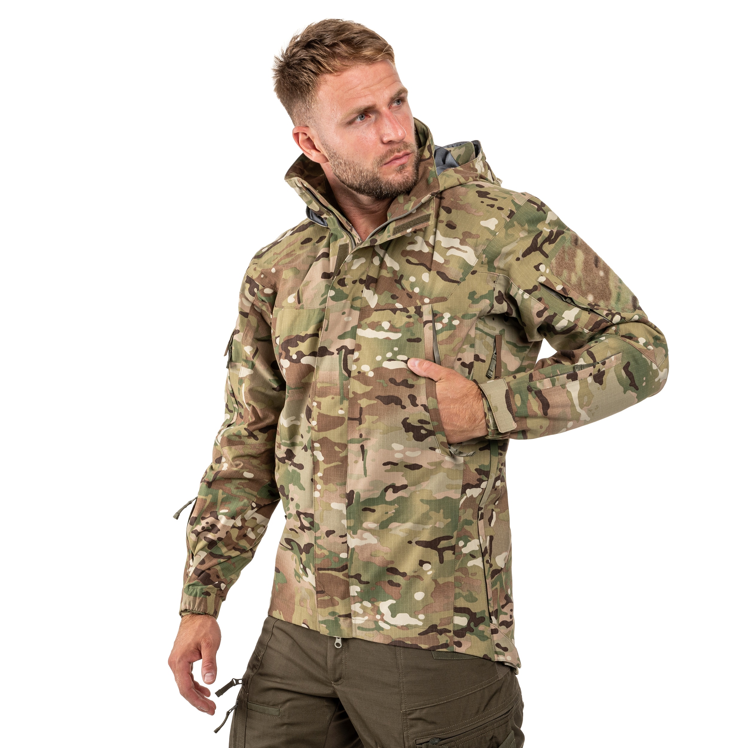 UF PRO Monsoon XT Gen.2 Tactical Rain Jacket takki - MultiCam