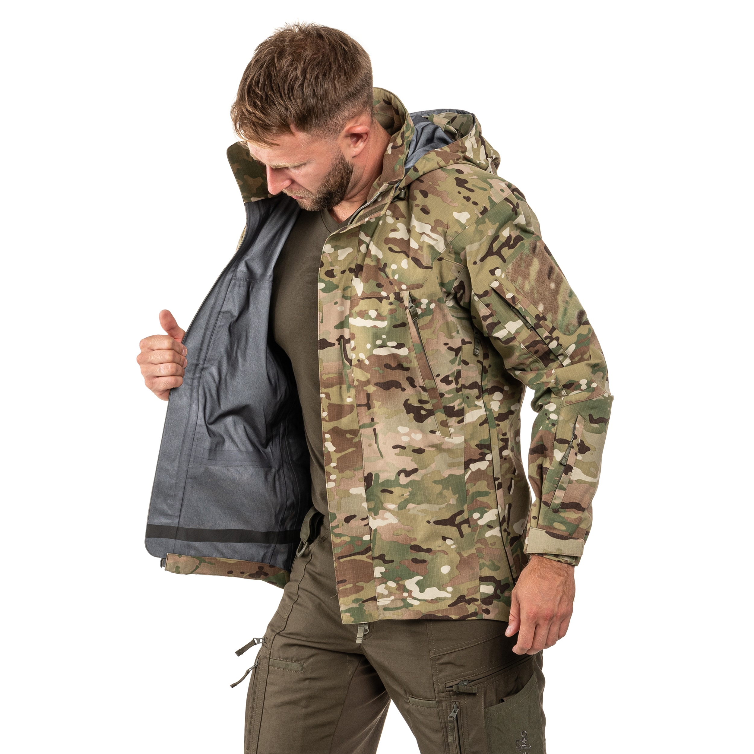 UF PRO Monsoon XT Gen.2 Tactical Rain Jacket takki - MultiCam