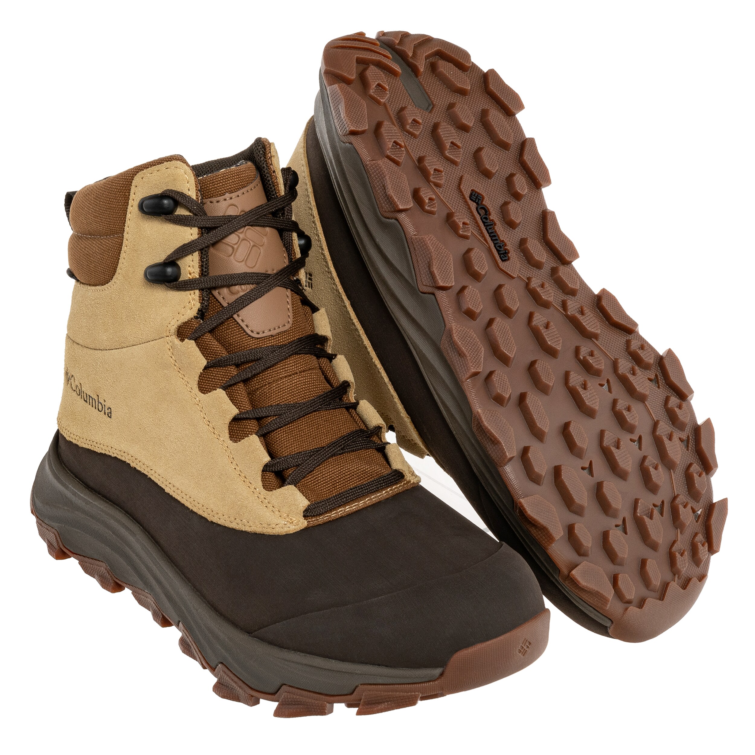 Columbia Expeditionist Shield II Waterproof Kengät - Curry/Light Brown