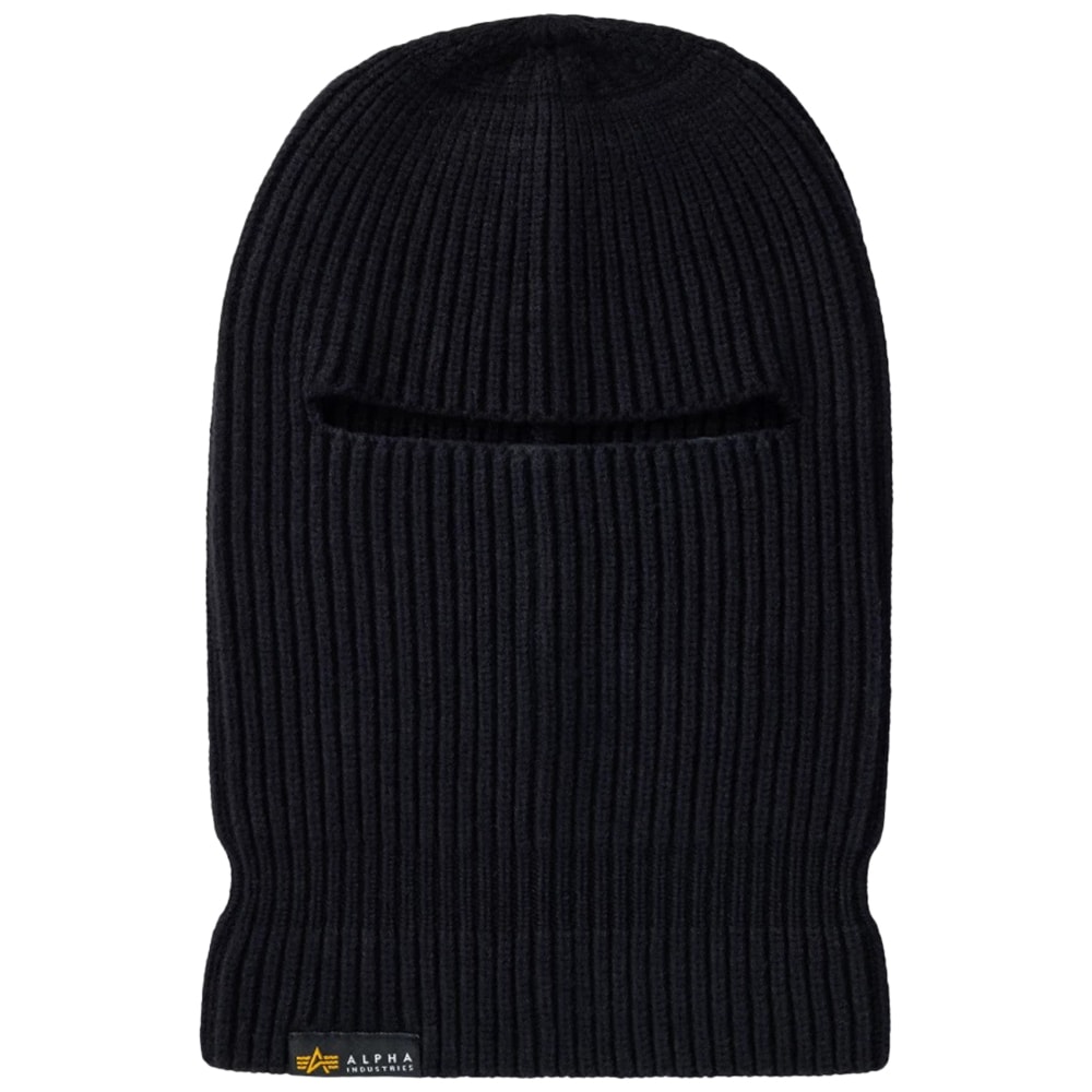 Alpha Industries Label Balaclava Kommandopipo - Black