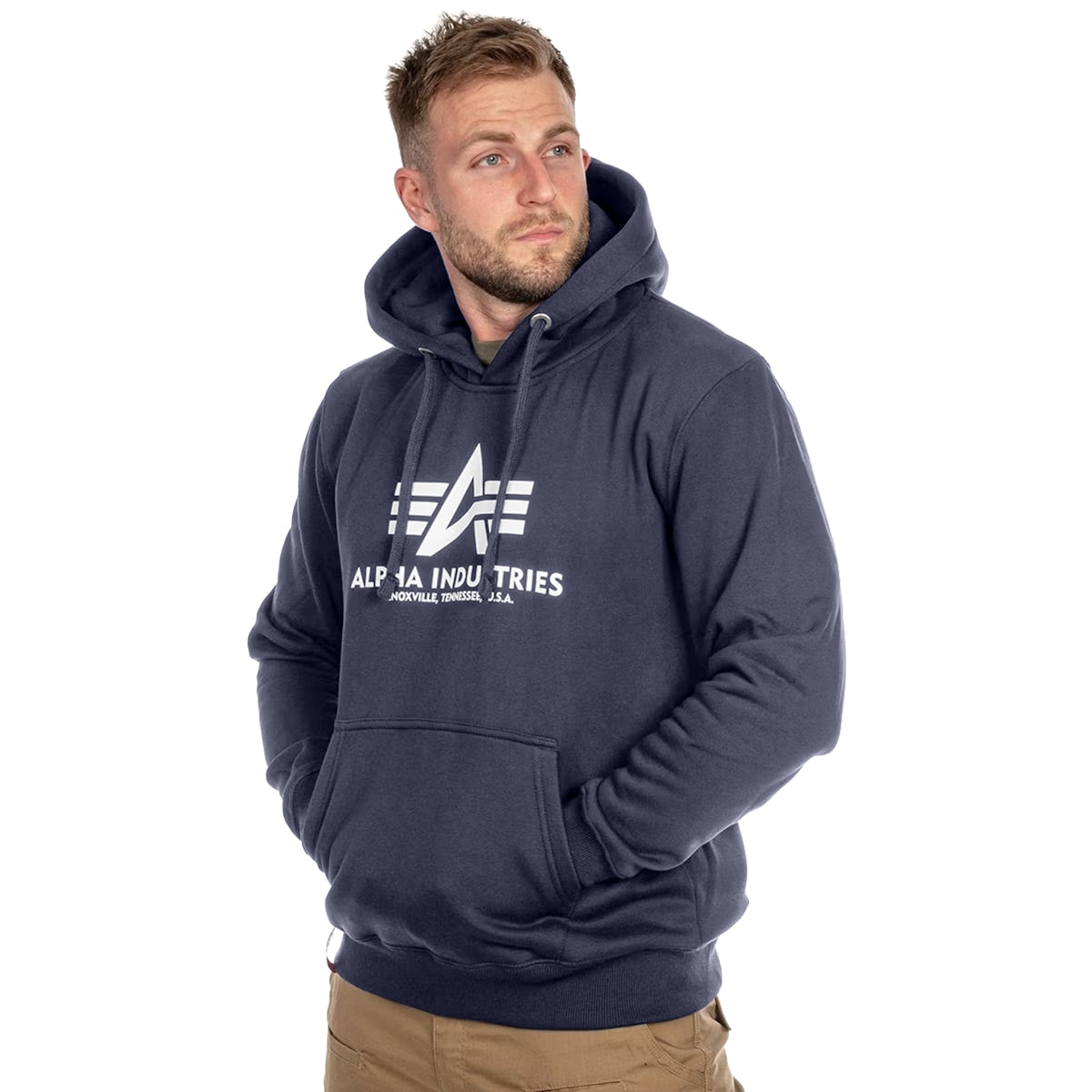 Alpha Industries Basic Hoody Huppari - Navy