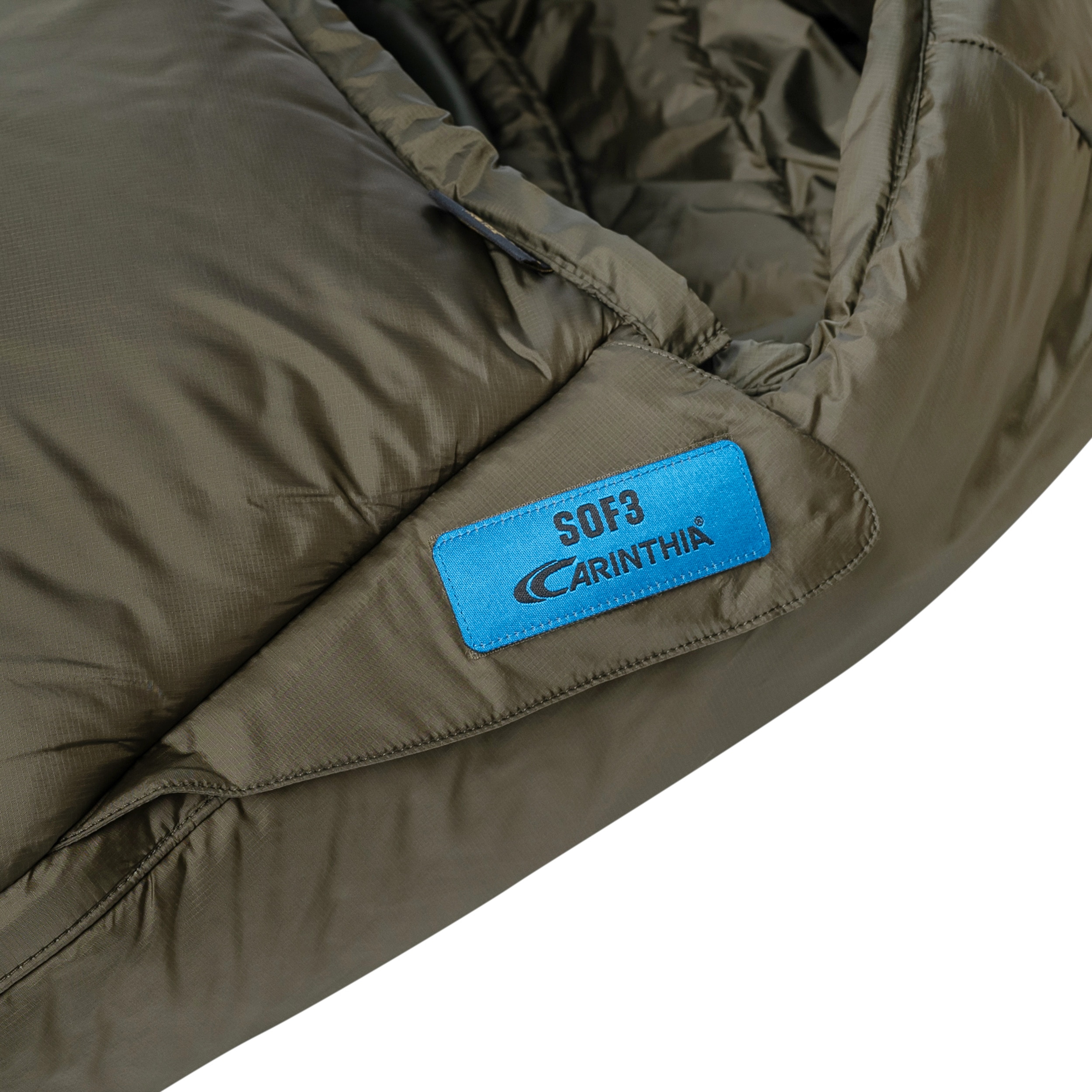 Carinthia SOF 3 Medium Makuupussi - Olive - Vasen