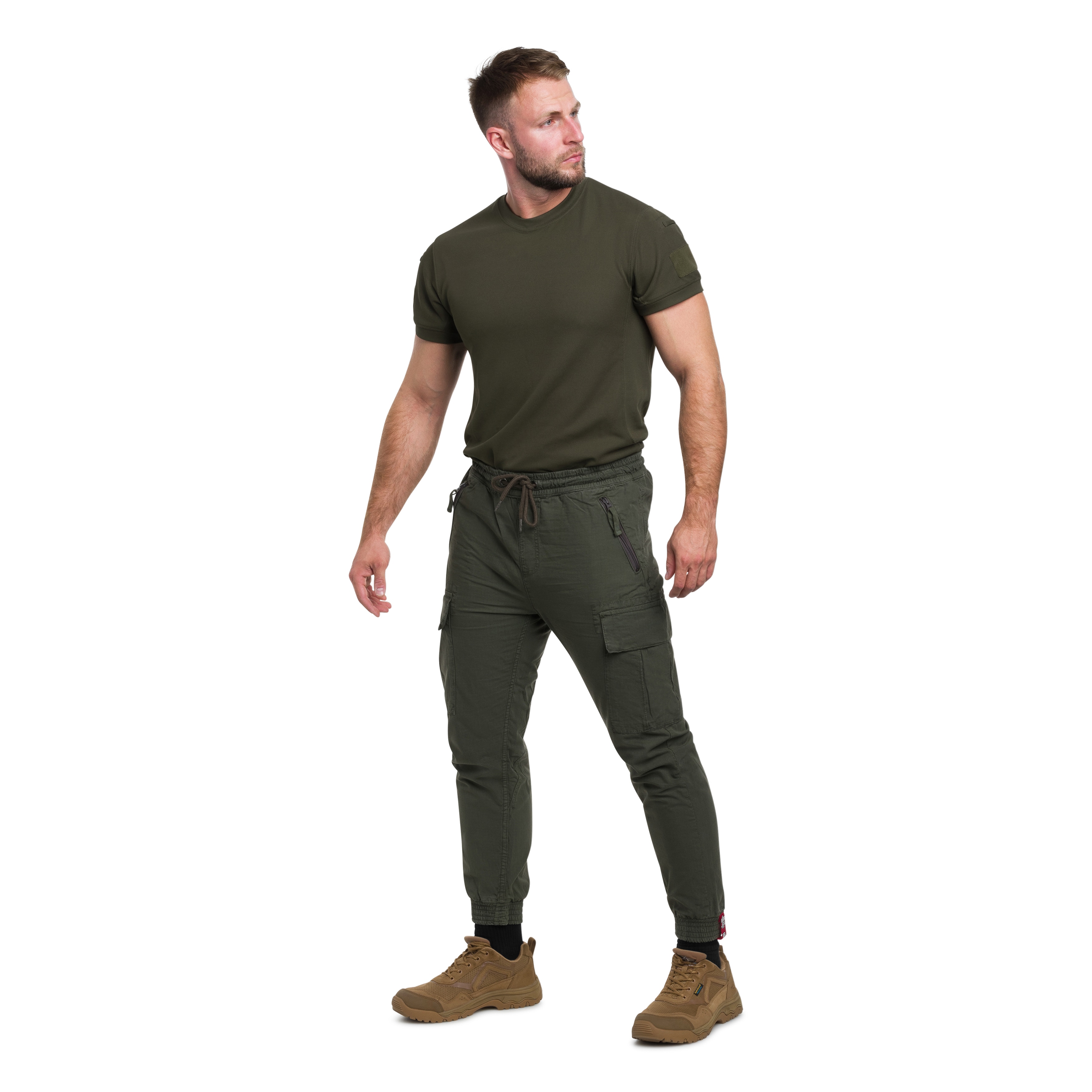 Alpha Industries Rip-Stop Jogger Housut - Grey/Black