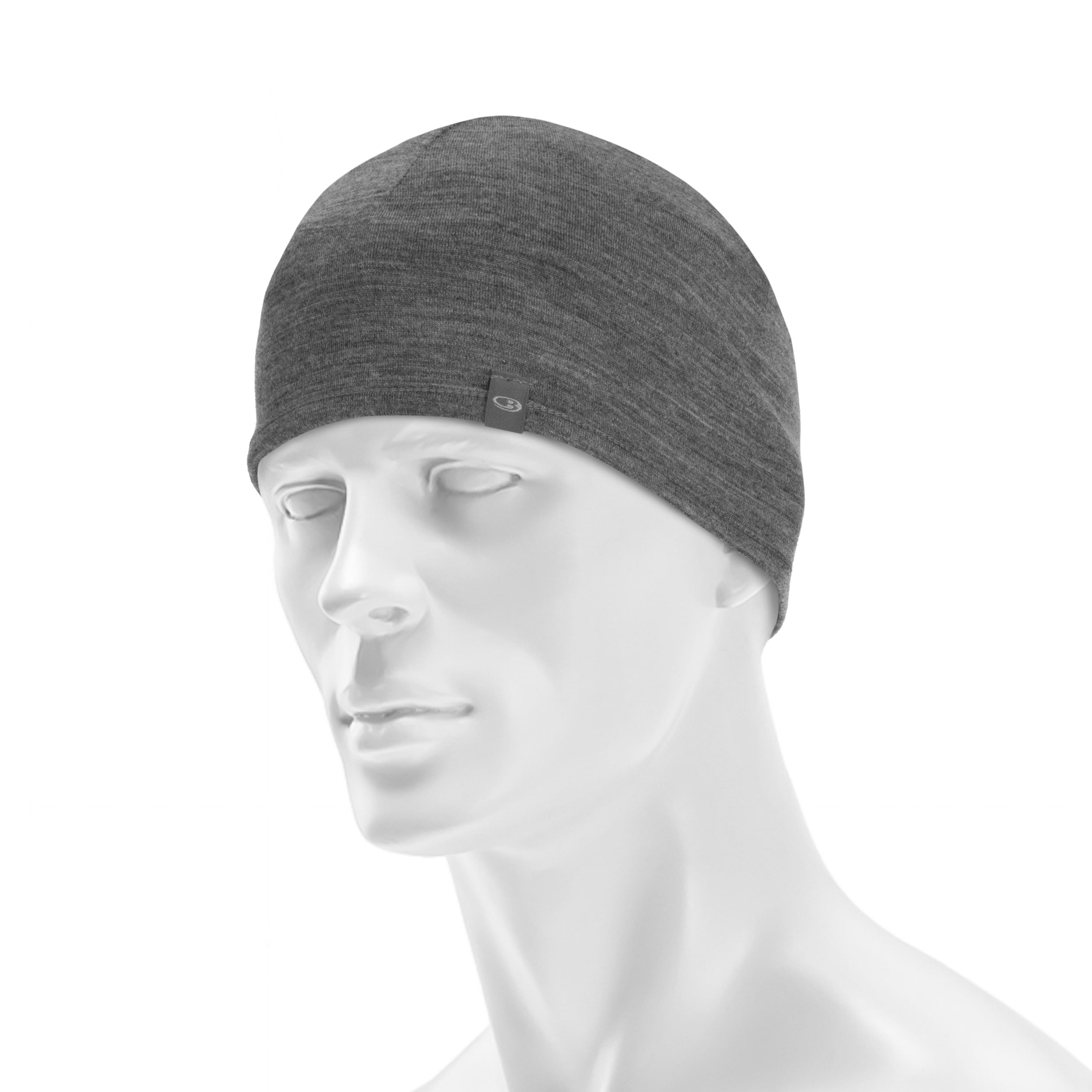Icebreaker Merino 200 Pocket Hat pipo - Black/Gritstone Heather