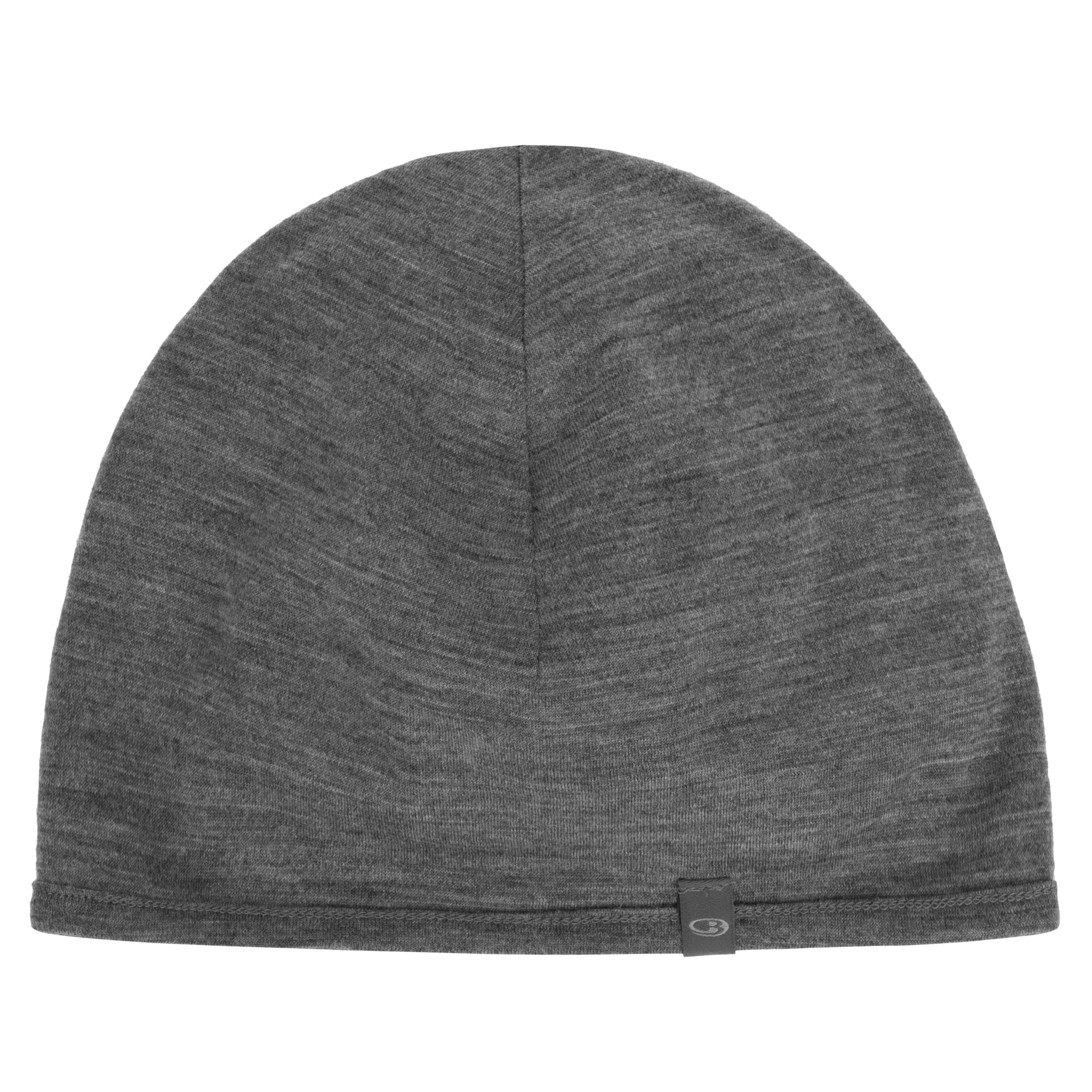 Icebreaker Merino 200 Pocket Hat pipo - Black/Gritstone Heather