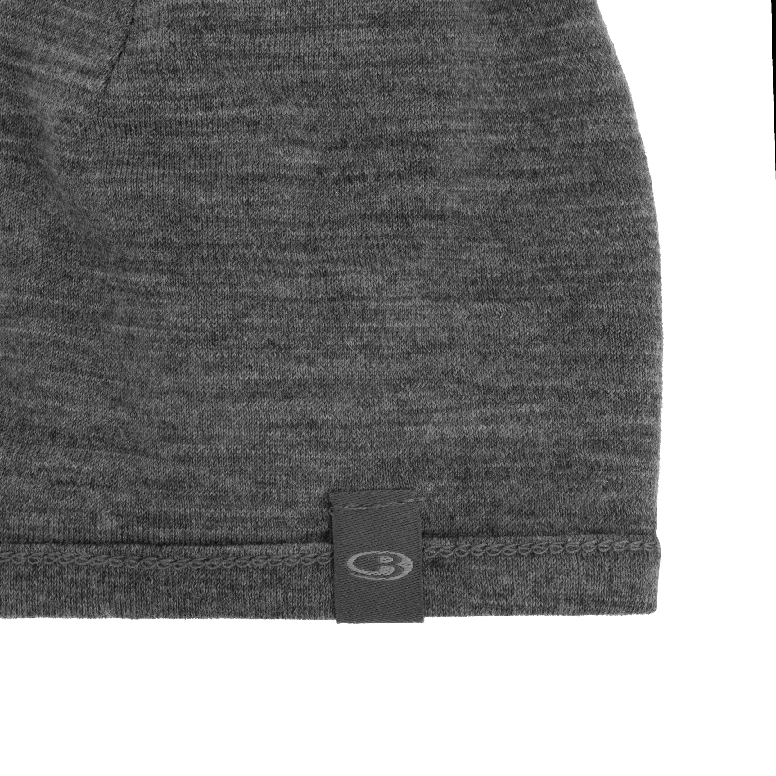 Icebreaker Merino 200 Pocket Hat pipo - Black/Gritstone Heather
