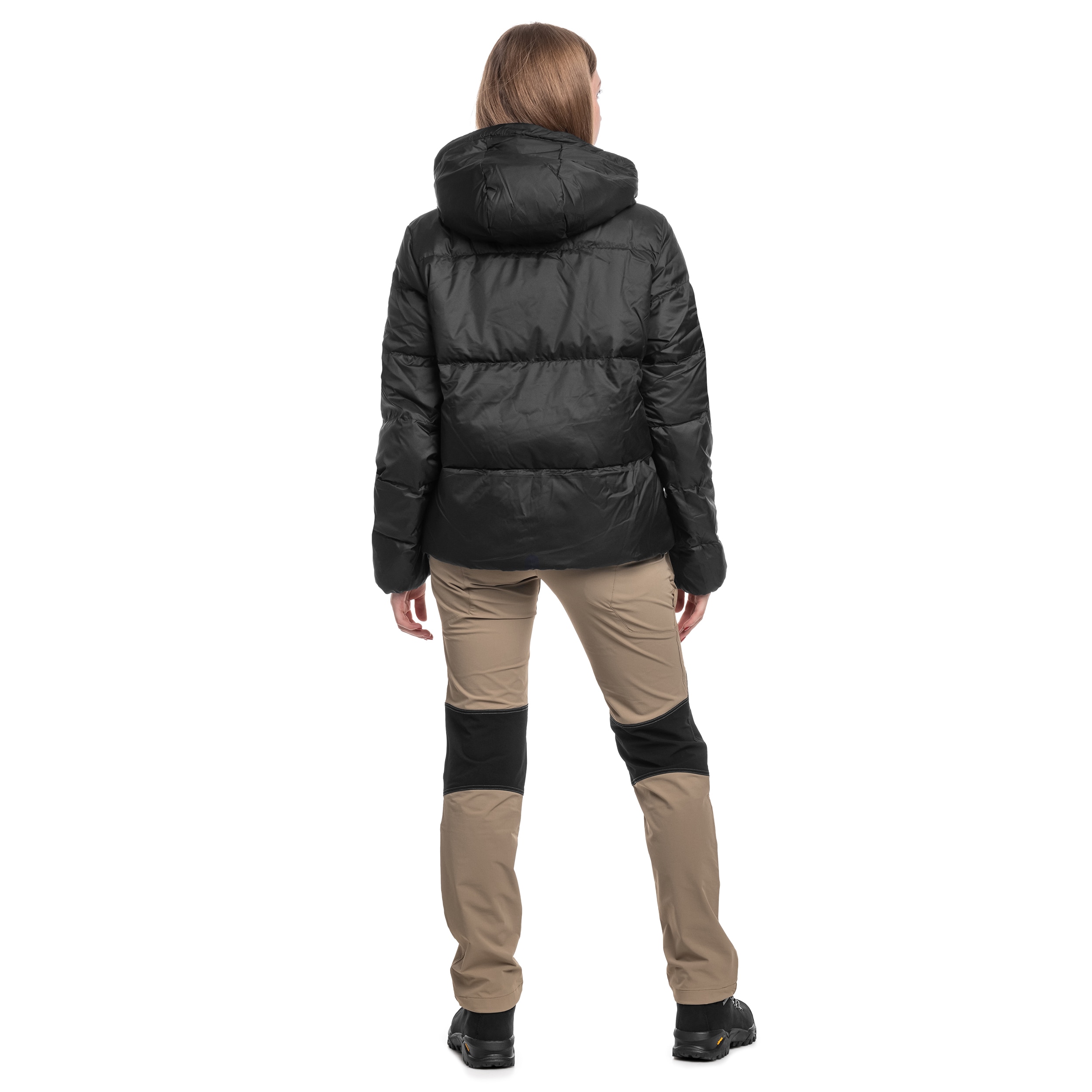 4F F481 Naisten Untuvatakki - Deep Black