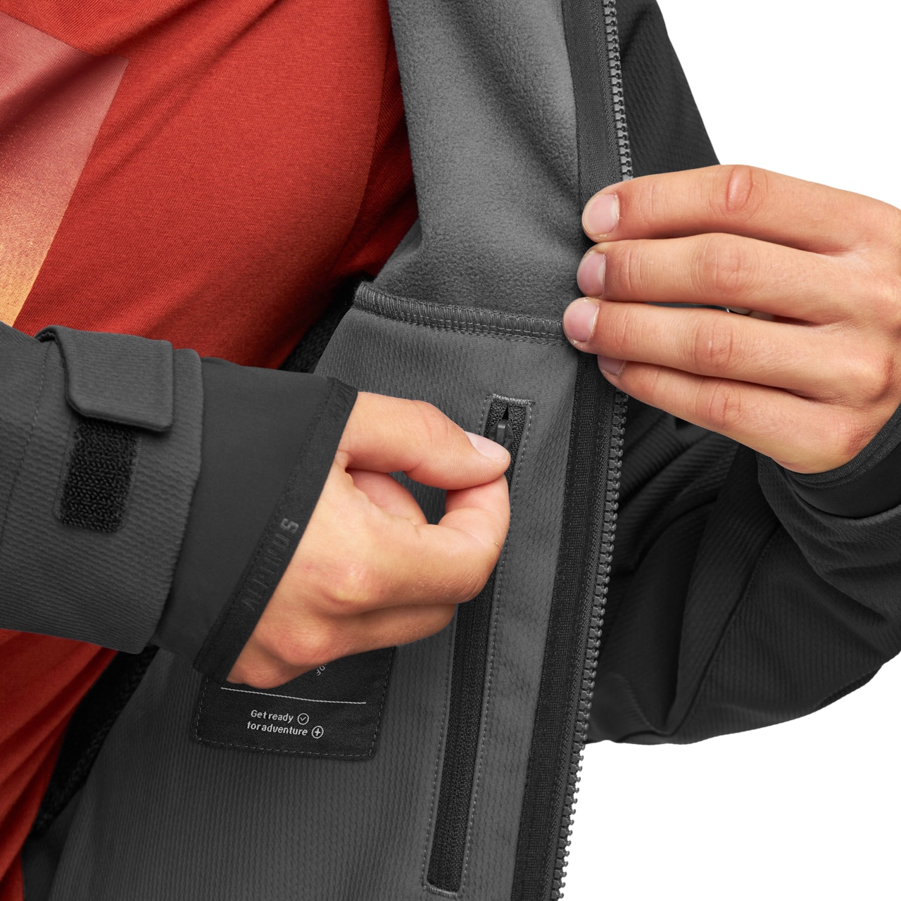 Alpinus Softshell Pelat Takki - Black