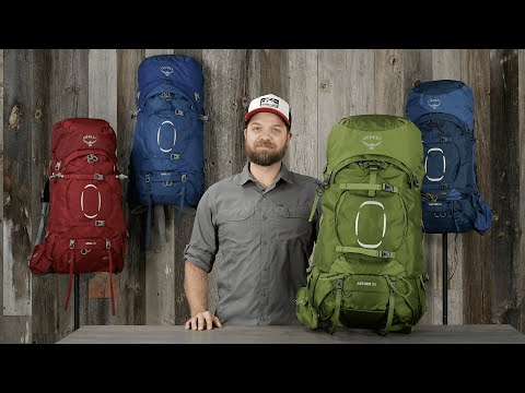 Osprey Aether 65 L/XL 68 l Reppu - Black