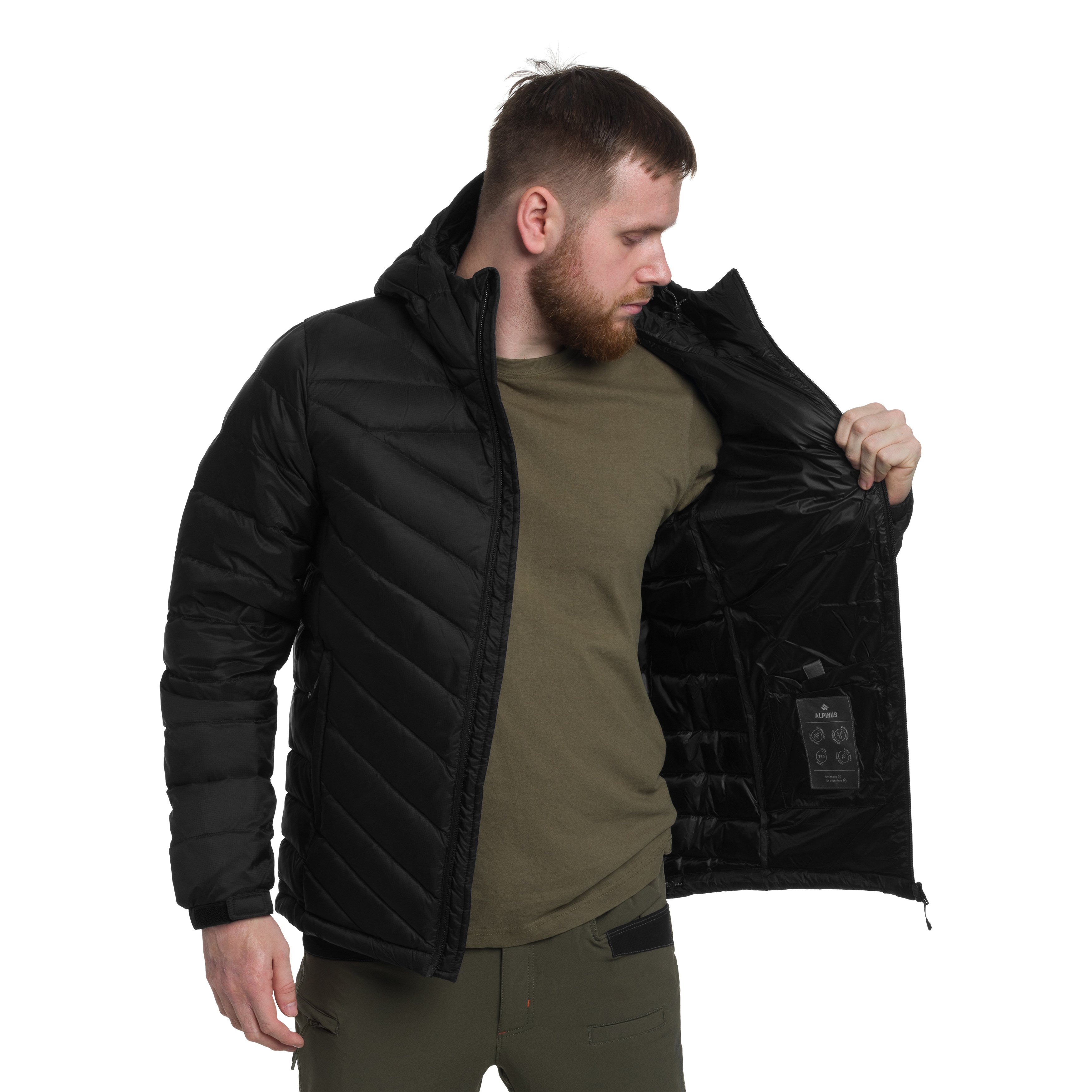 Alpinus Monviso takki - Black