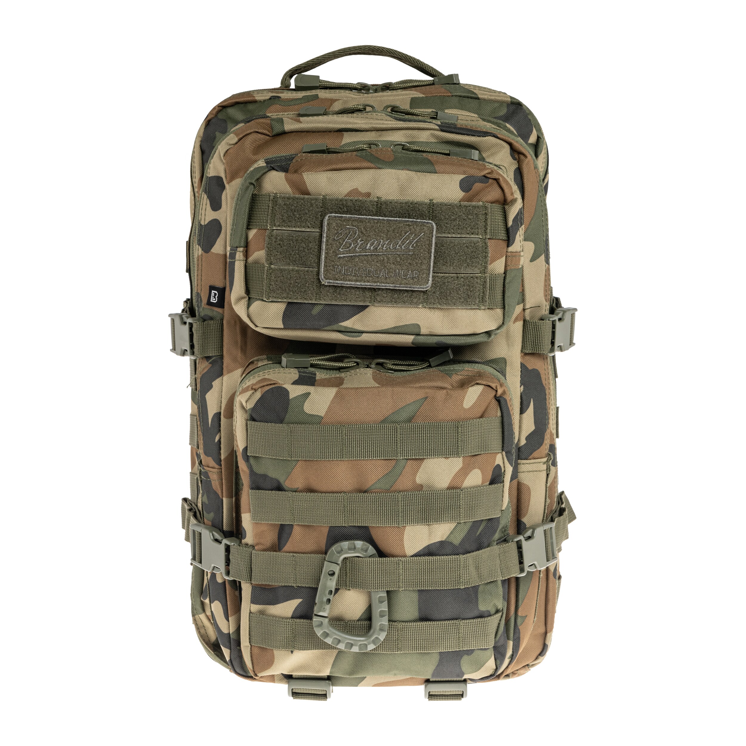 Brandit Assault Pack Large Reppu 40 l - Woodland
