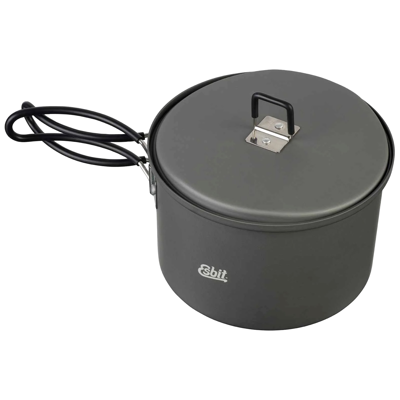 Esbit Alcohol Burner Cookset Aluminium Retkikeitin 1,5 l kattilalla