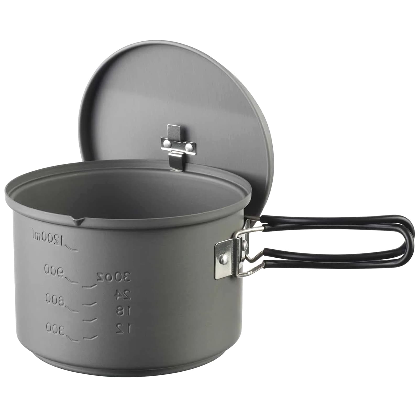 Esbit Alcohol Burner Cookset Aluminium Retkikeitin 1,5 l kattilalla