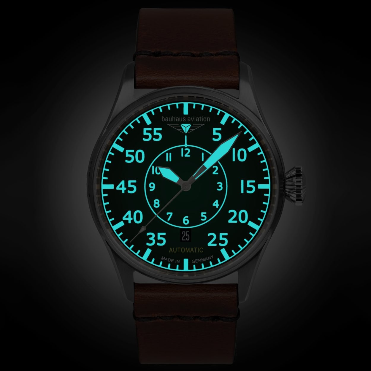 Bauhaus Aviation Automatic 27564 kello - Dark Green