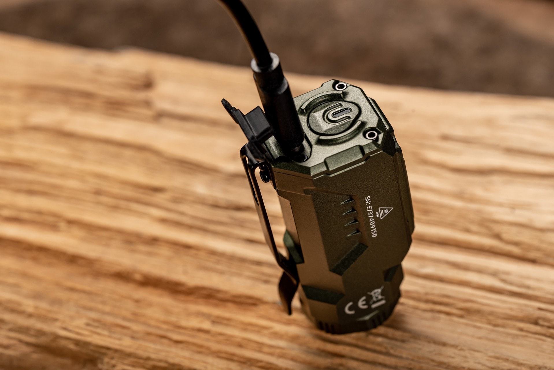 Wuben E7 Taskulamppu 1800 lumenia - Green