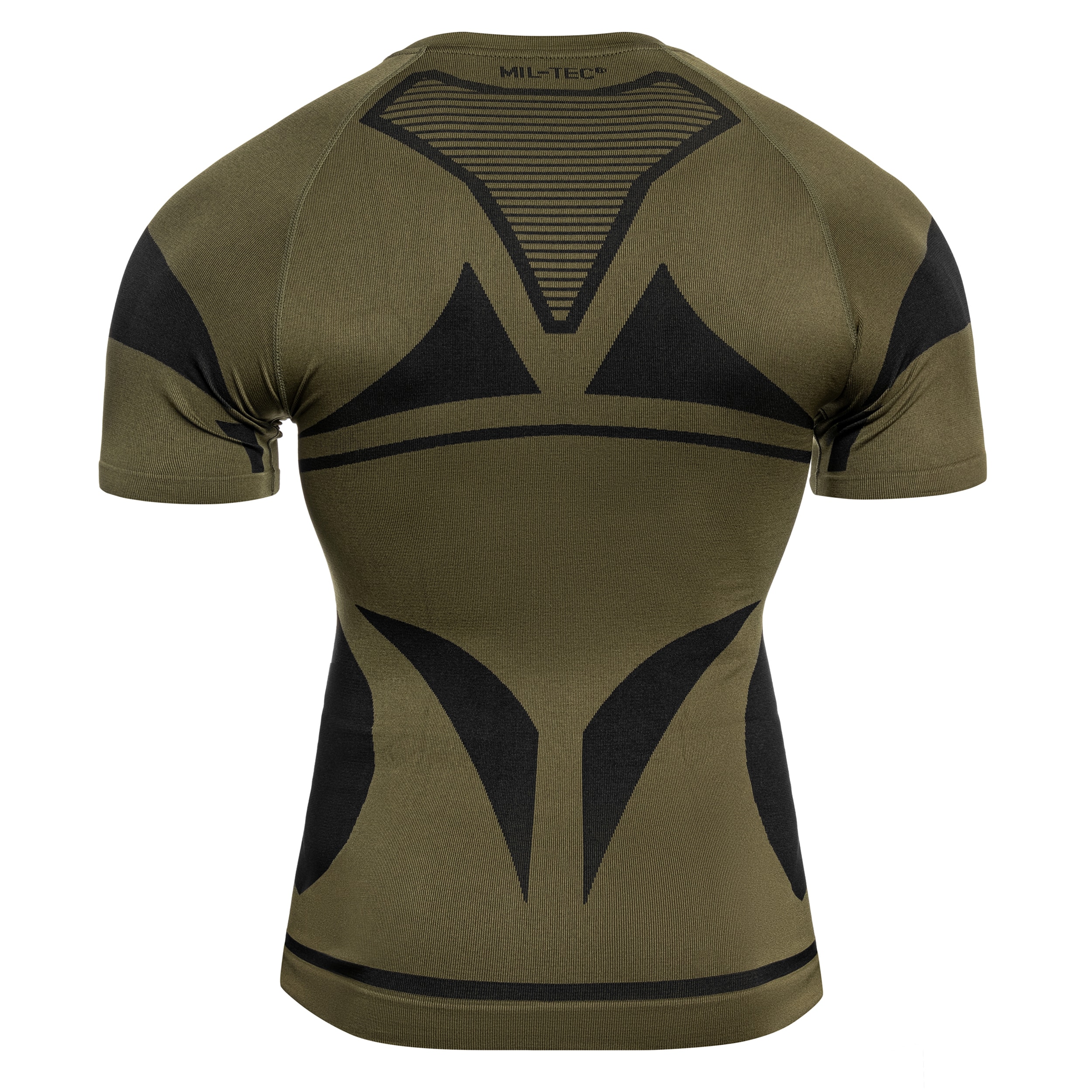 Mil-Tec 4-Way Stretch Performance lyhyt tekninen alusasu - Olive