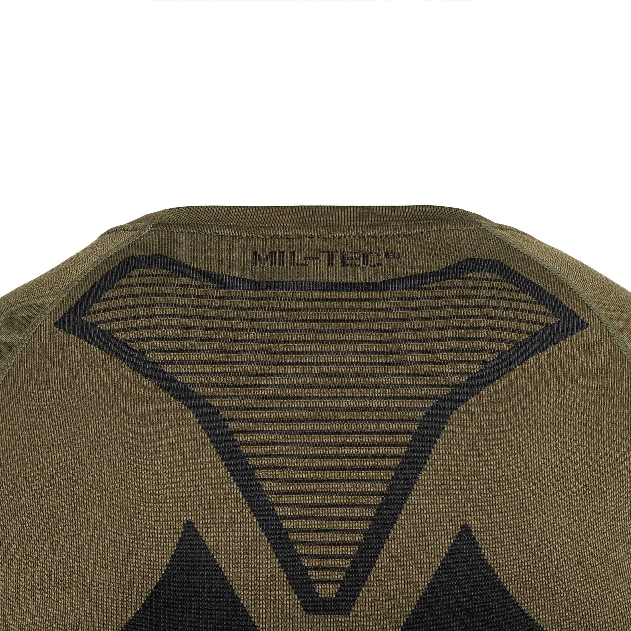 Mil-Tec 4-Way Stretch Performance lyhyt tekninen alusasu - Olive