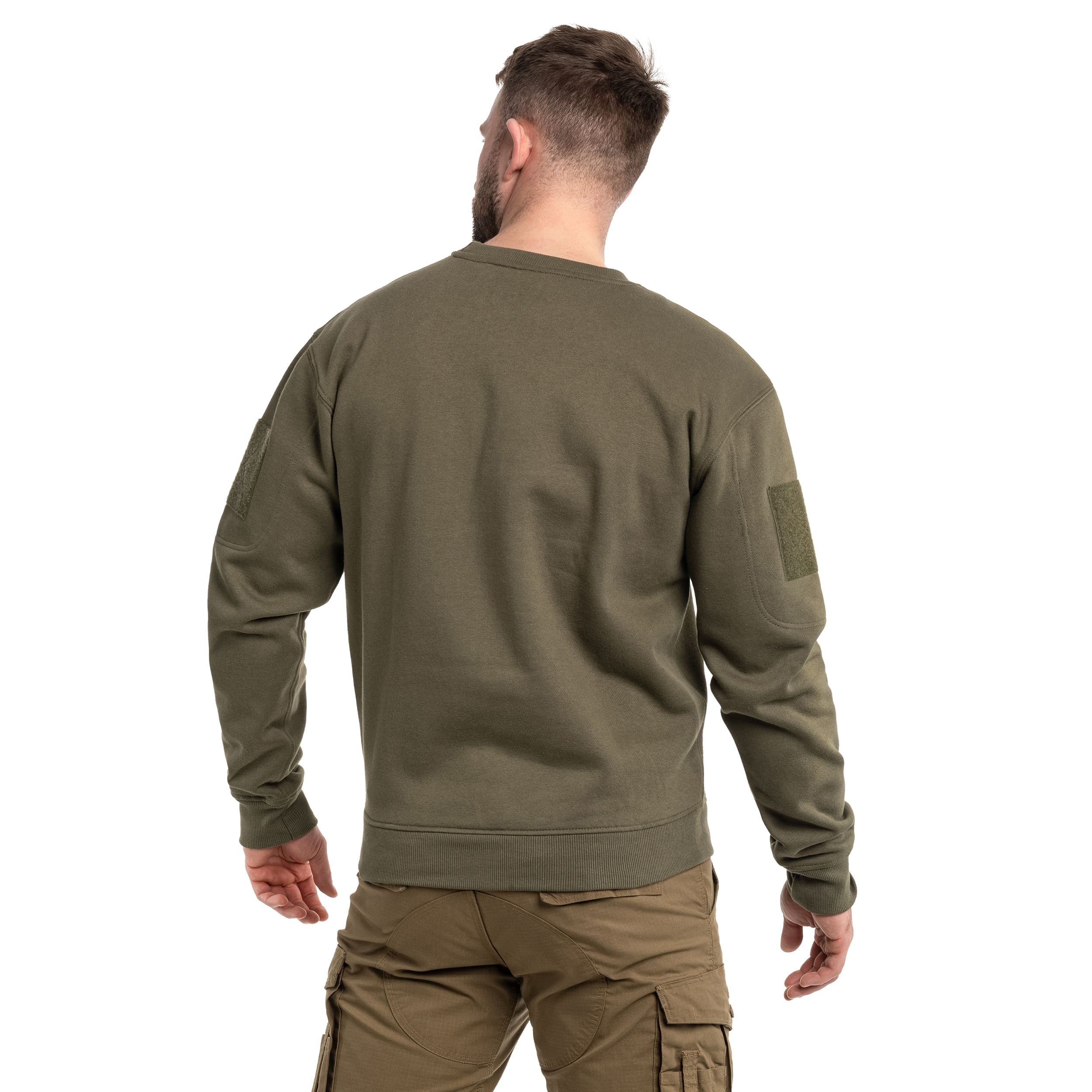 Mil-Tec Tactical Sweatshirt Round Neck Pusero - Ranger Green