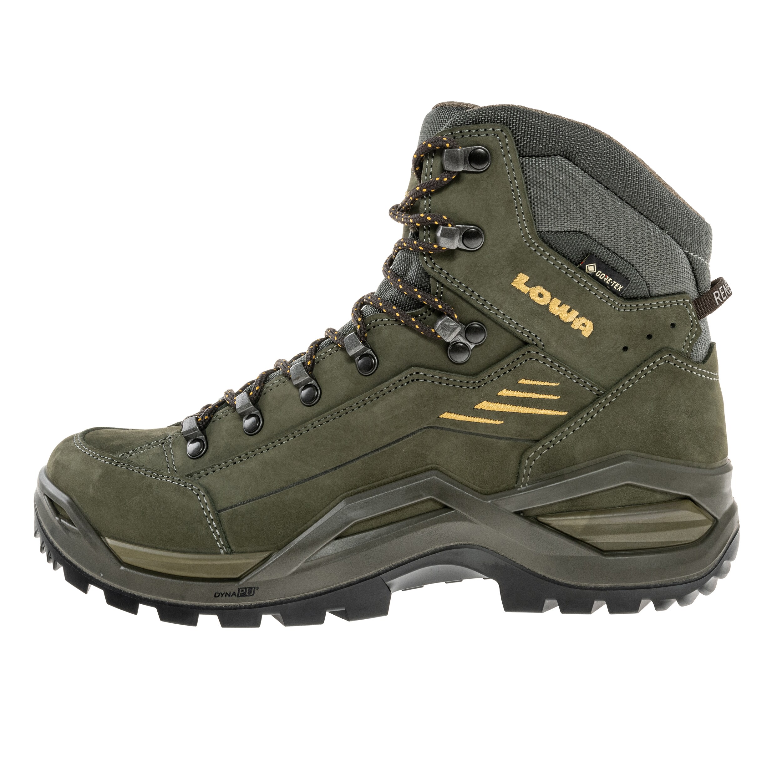 Lowa Renegade EVO GTX MID Kengät - Olive/Mustard